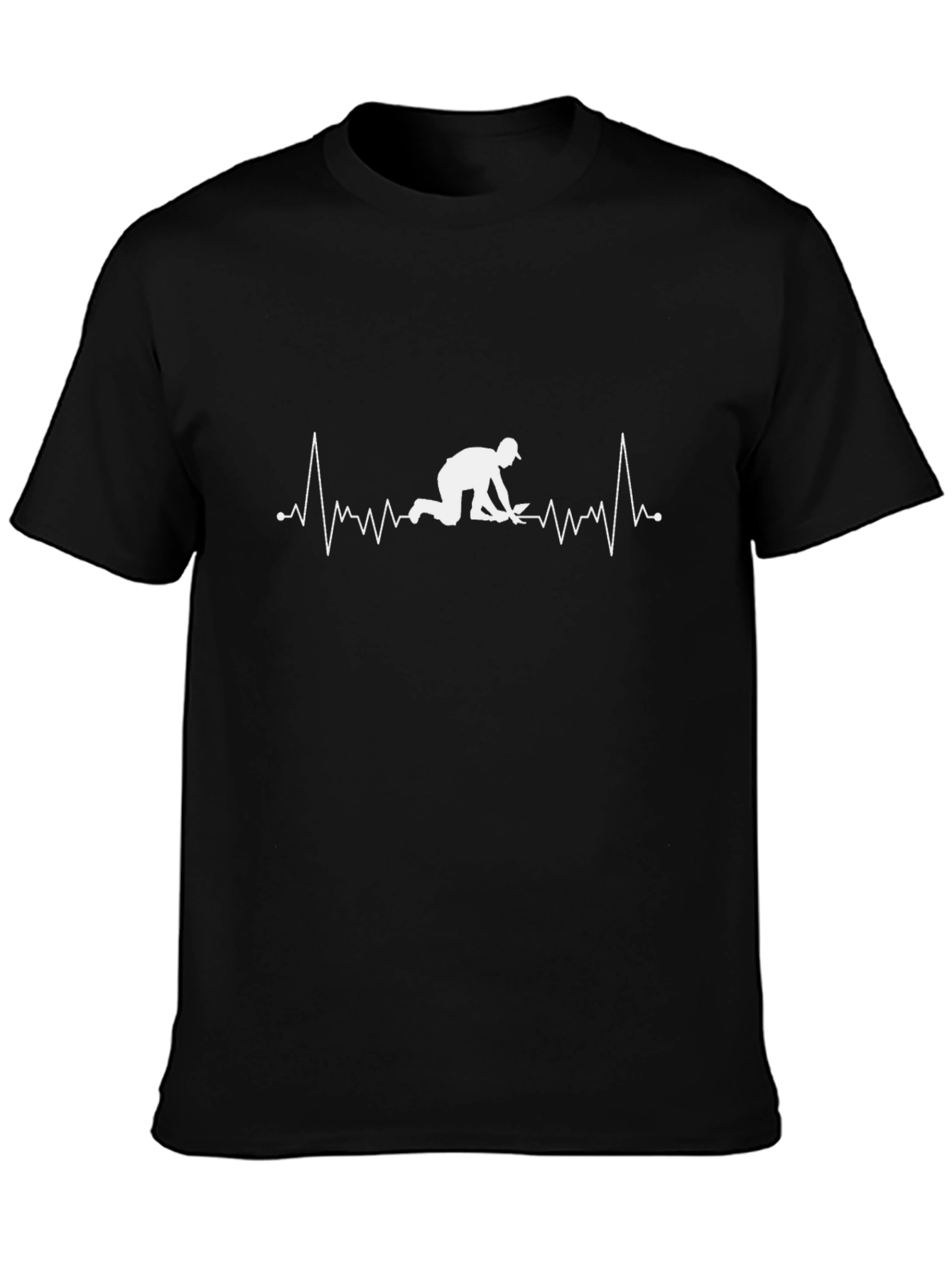 Detectorist Heartbeat Black T-Shirt