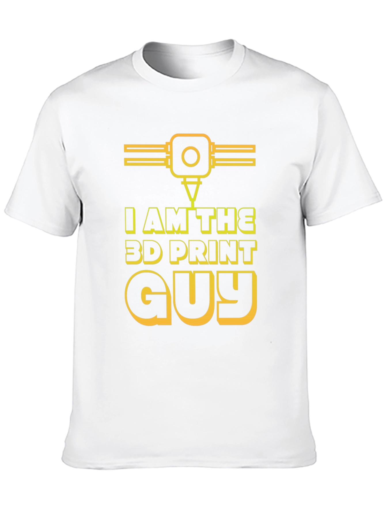 I Am The 3D Print Guy Black T-Shirt