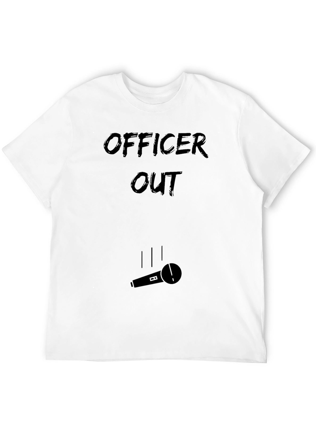 Officer Out Mic Drop T-Shirt