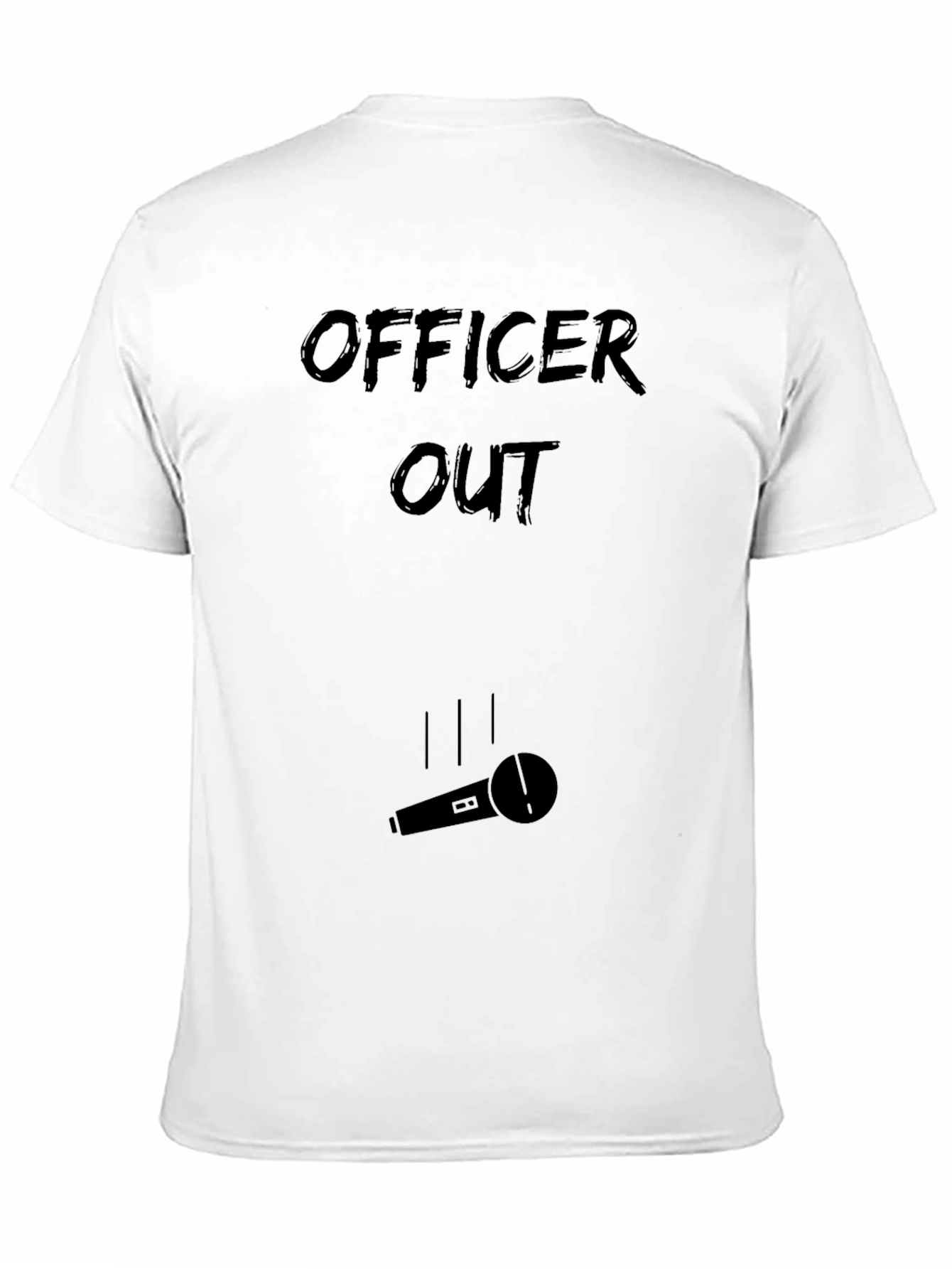 Officer Out Mic Drop T-Shirt