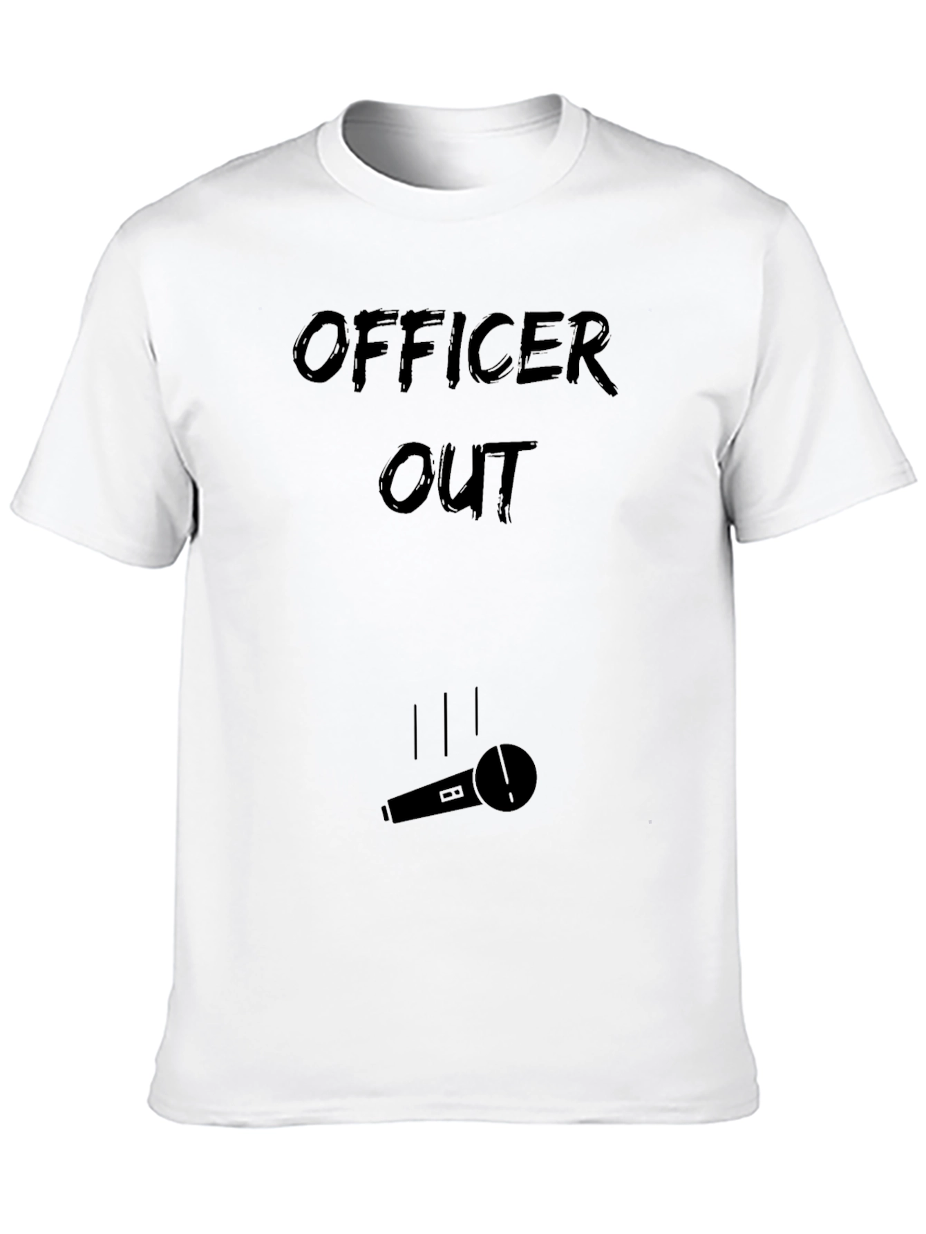 Officer Out Mic Drop T-Shirt