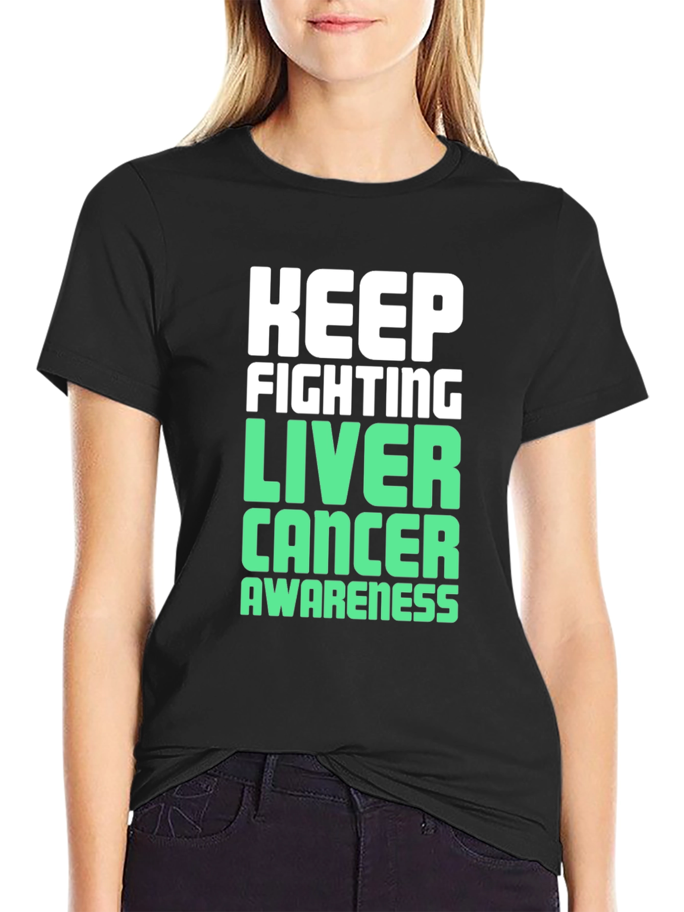 Keep Fighting Liver Cancer Awareness T-Shirt