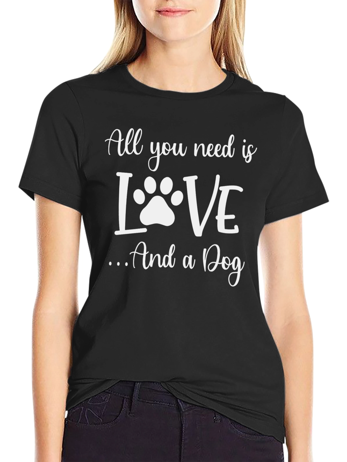 All You Need is Love and a Dog T-Shirt
