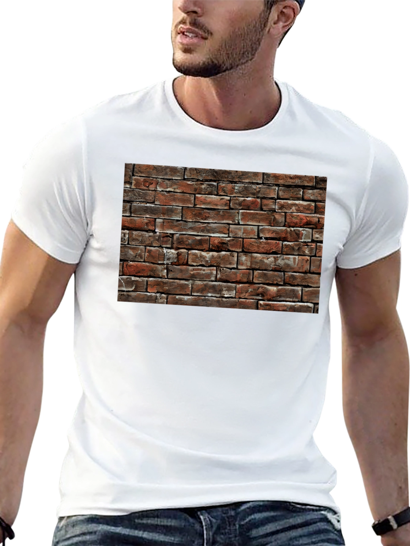 Brick Wall T-Shirt - Unique Graphic Tee