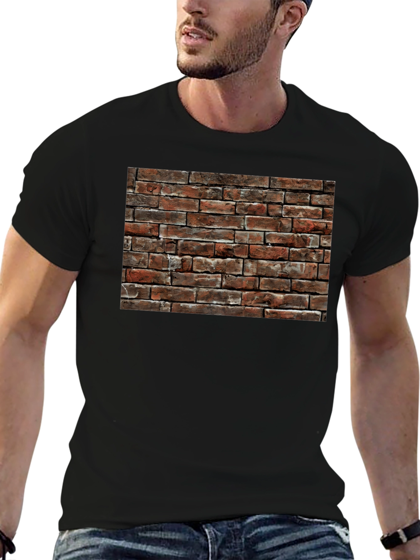 Brick Wall T-Shirt - Unique Graphic Tee