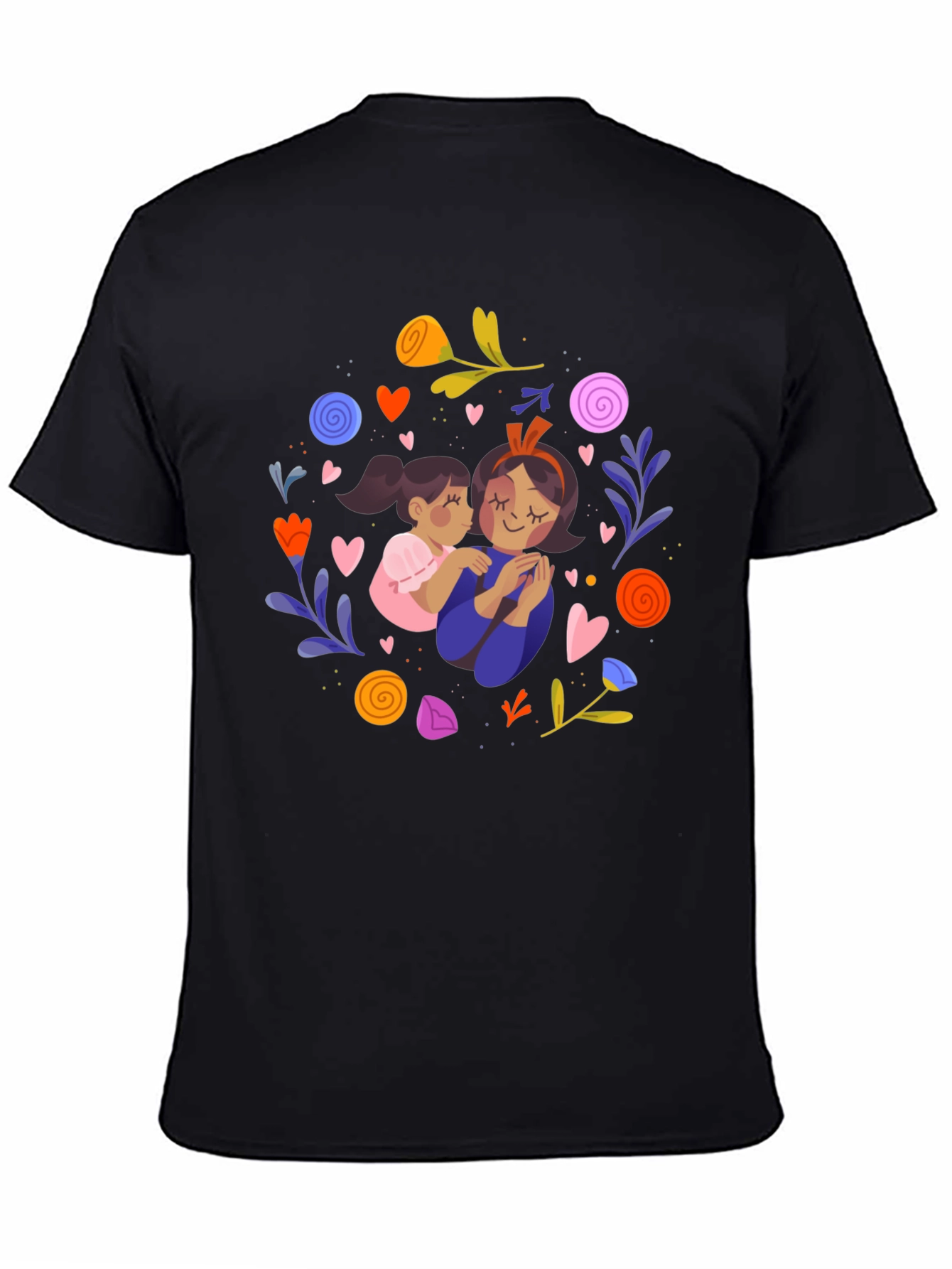 Mothers Love Graphic T-Shirt - Black