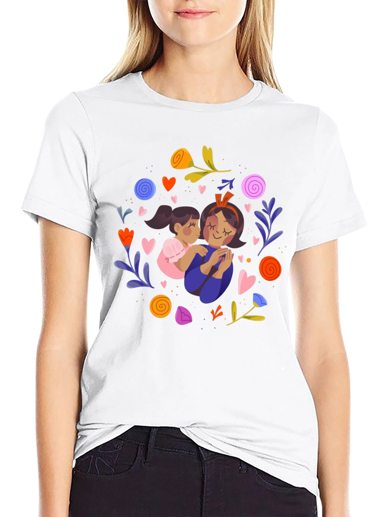 Mothers Love Graphic T-Shirt - Black
