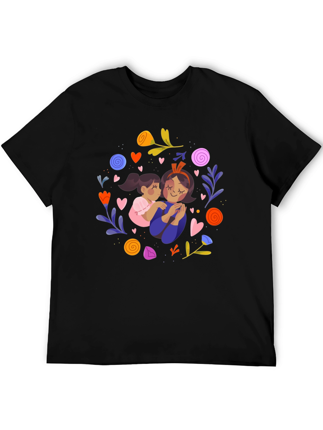 Mothers Love Graphic T-Shirt - Black