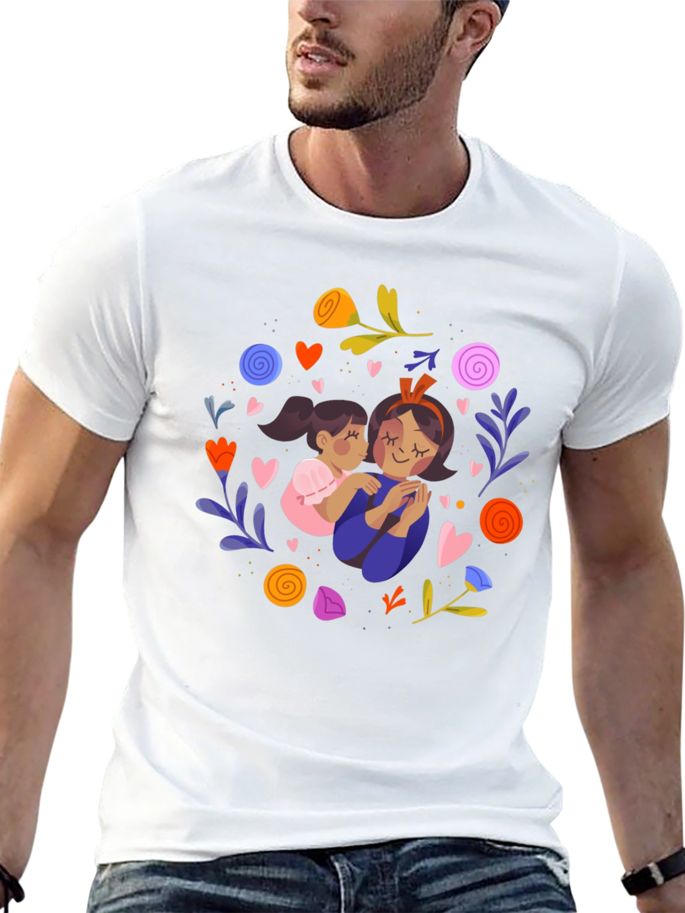 Mothers Love Graphic T-Shirt - Black