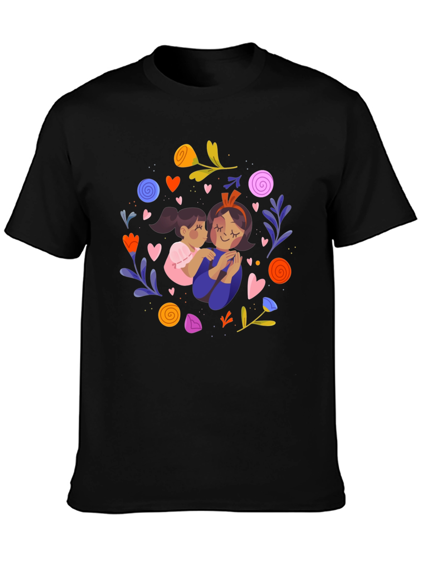 Mothers Love Graphic T-Shirt - Black