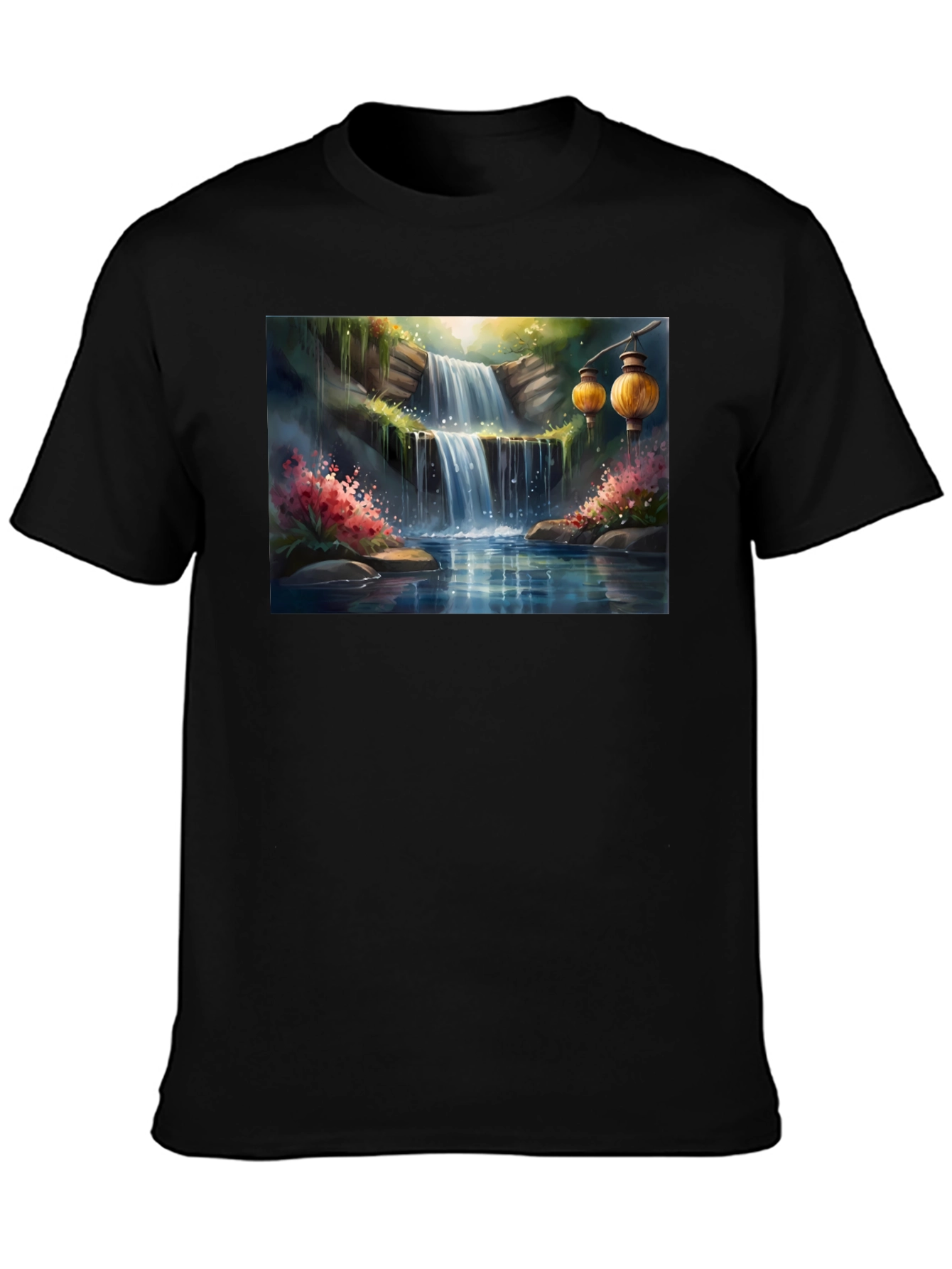 Waterfall Lantern T-Shirt