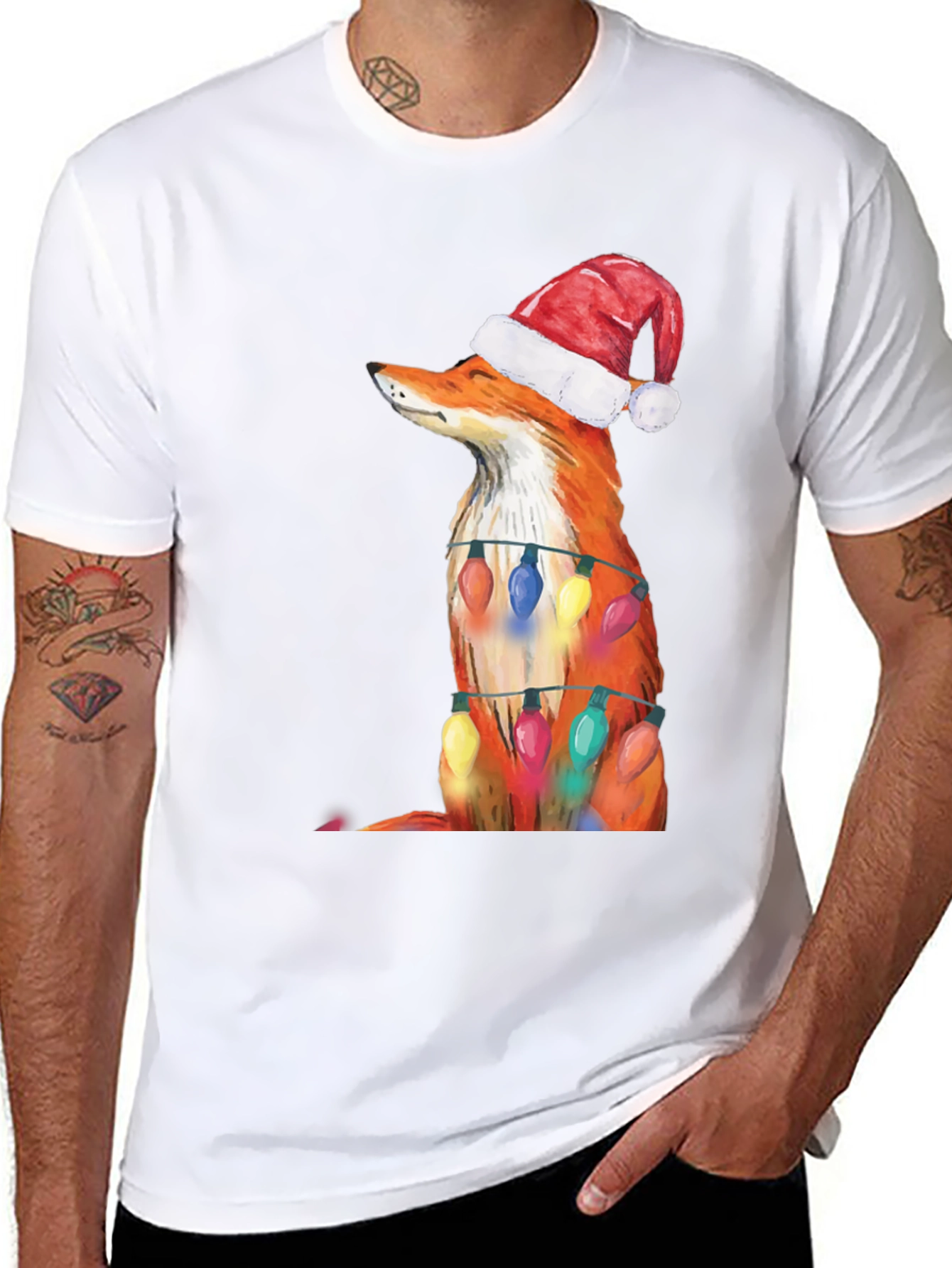Festive Fox Christmas T-Shirt
