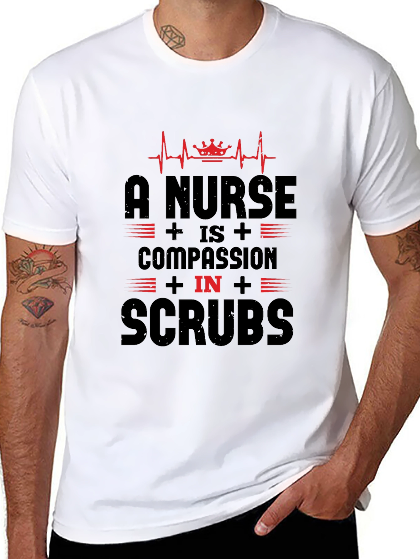 Nurse Compassion T-Shirt - Black