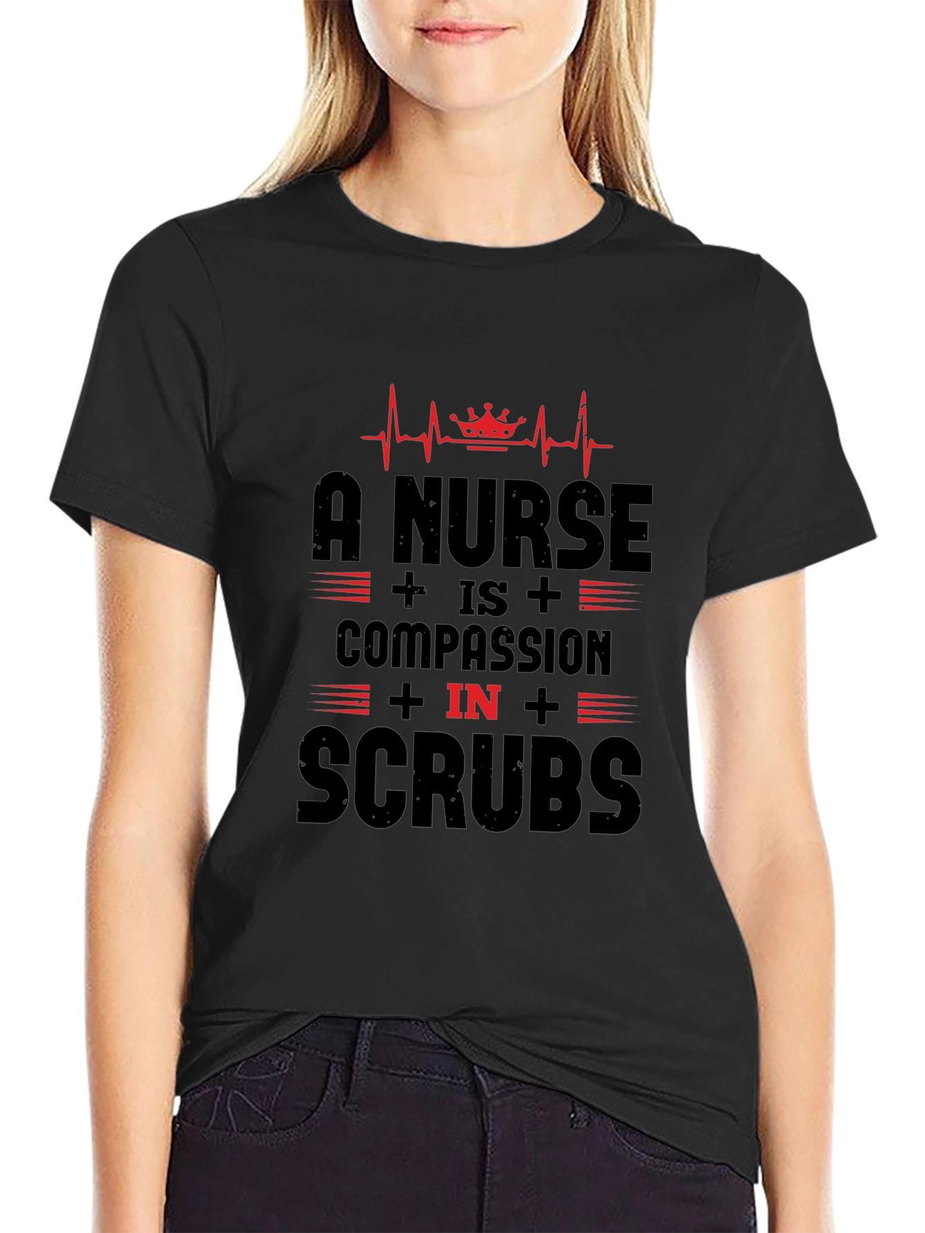 Nurse Compassion T-Shirt - Black