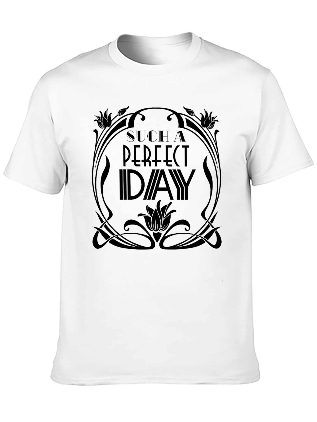 Perfect Day Graphic T-Shirt - Black