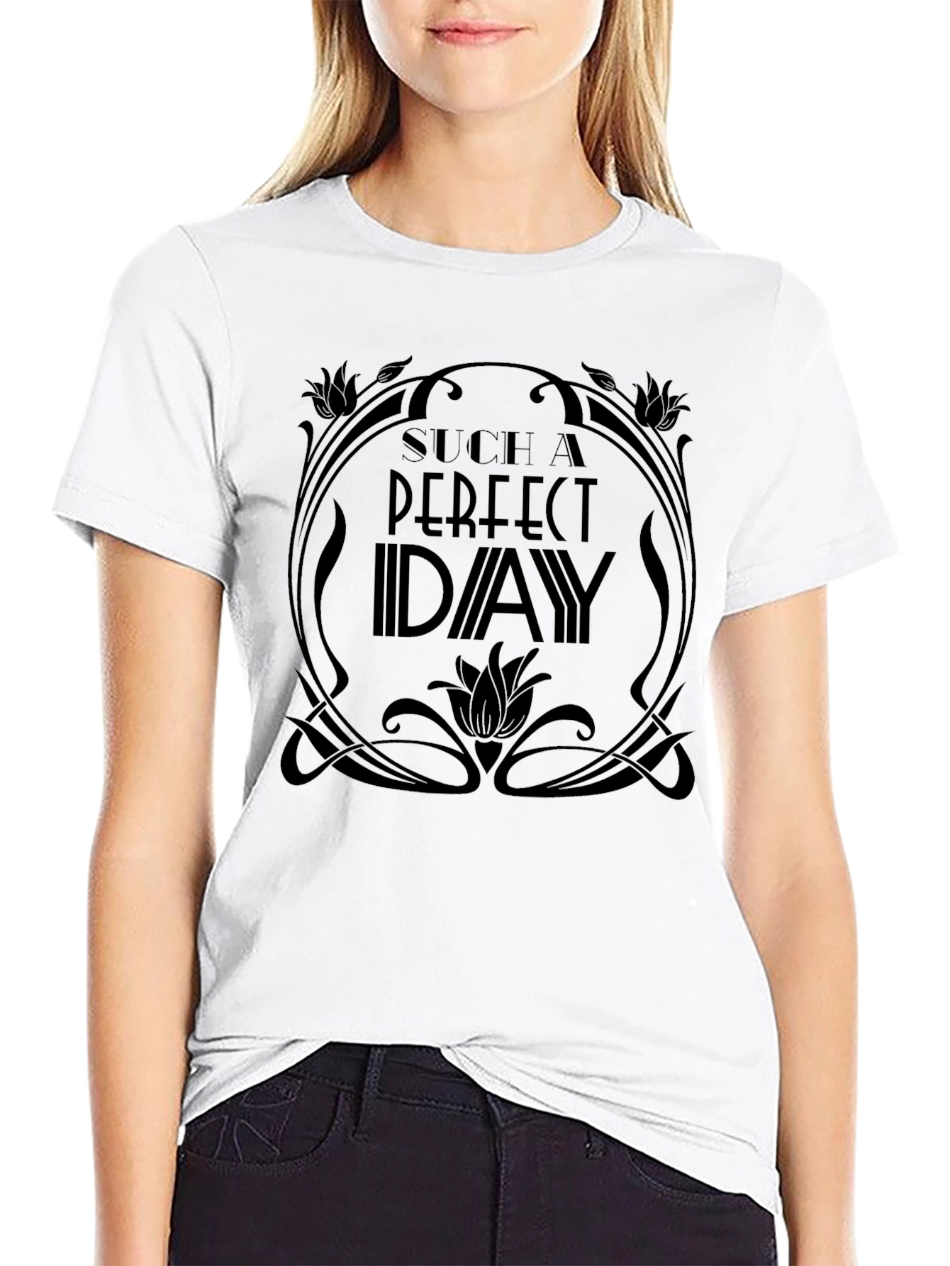Perfect Day Graphic T-Shirt - Black