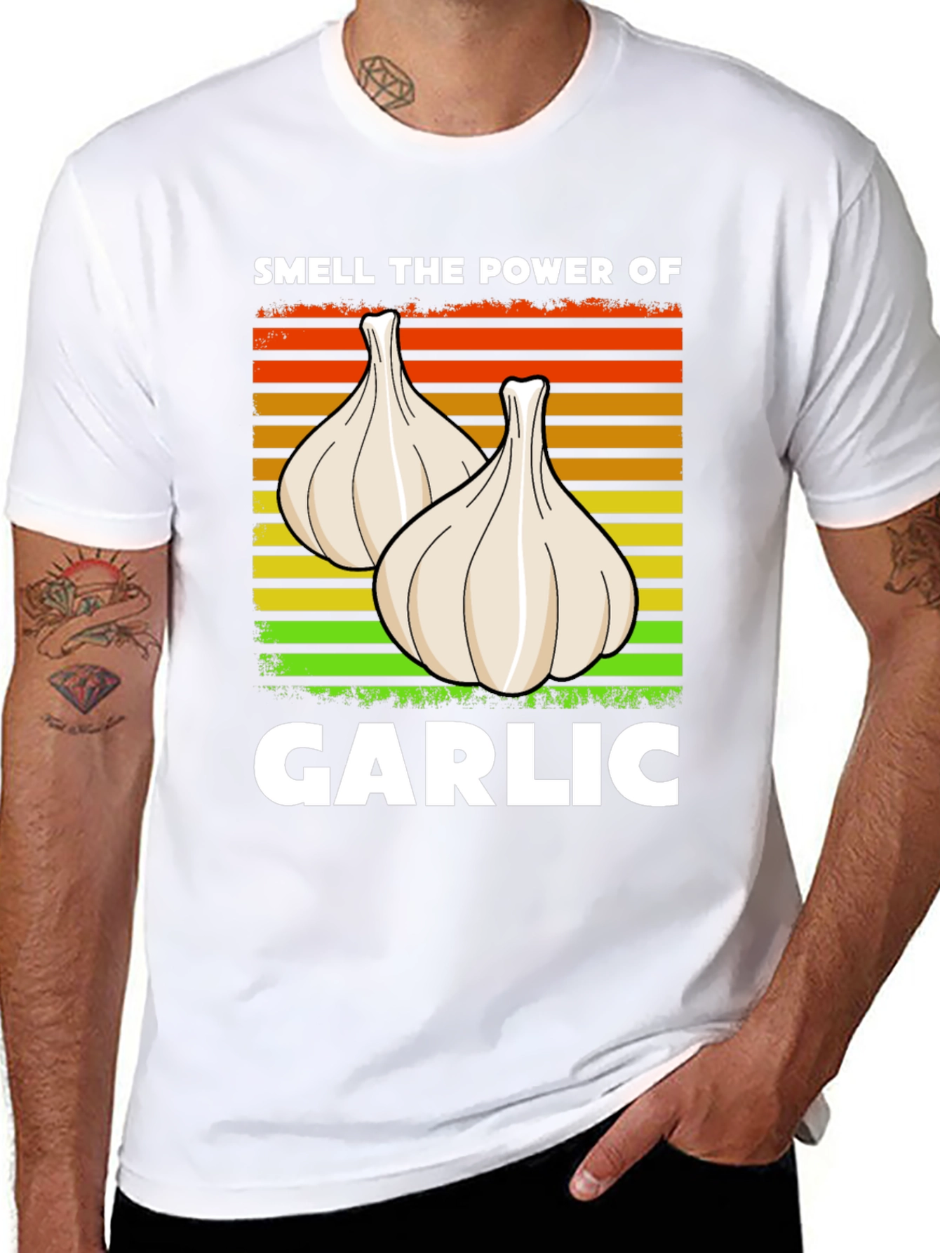 Smell the Power of Garlic T-Shirt