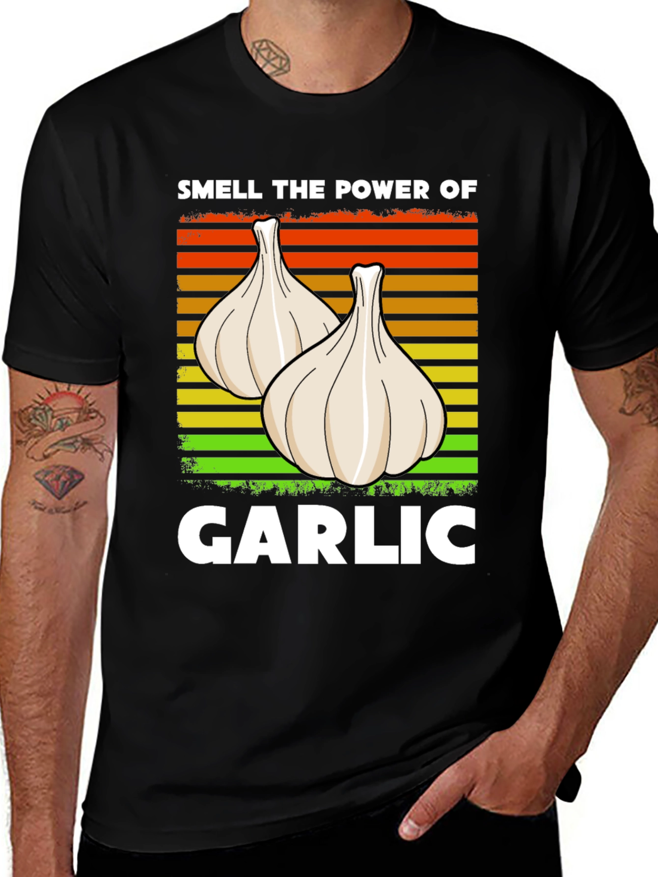 Smell the Power of Garlic T-Shirt