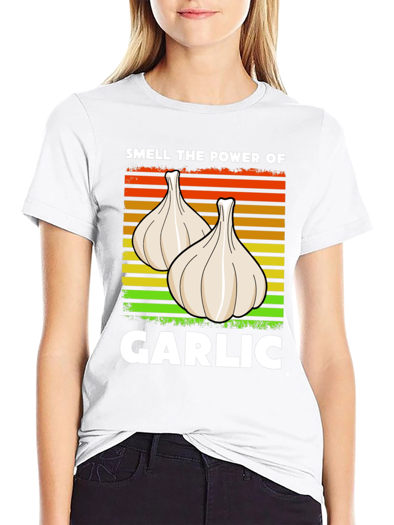 Smell the Power of Garlic T-Shirt