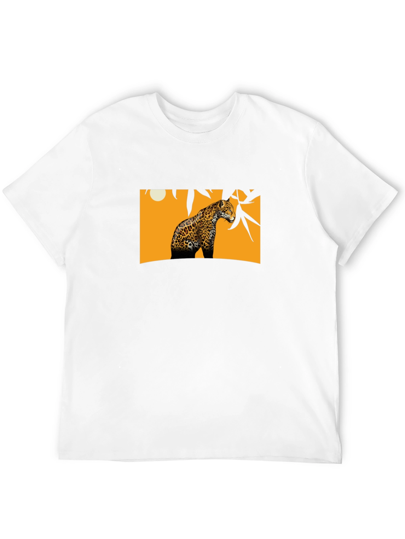 Jaguar Graphic Tee - Black Cotton T-Shirt