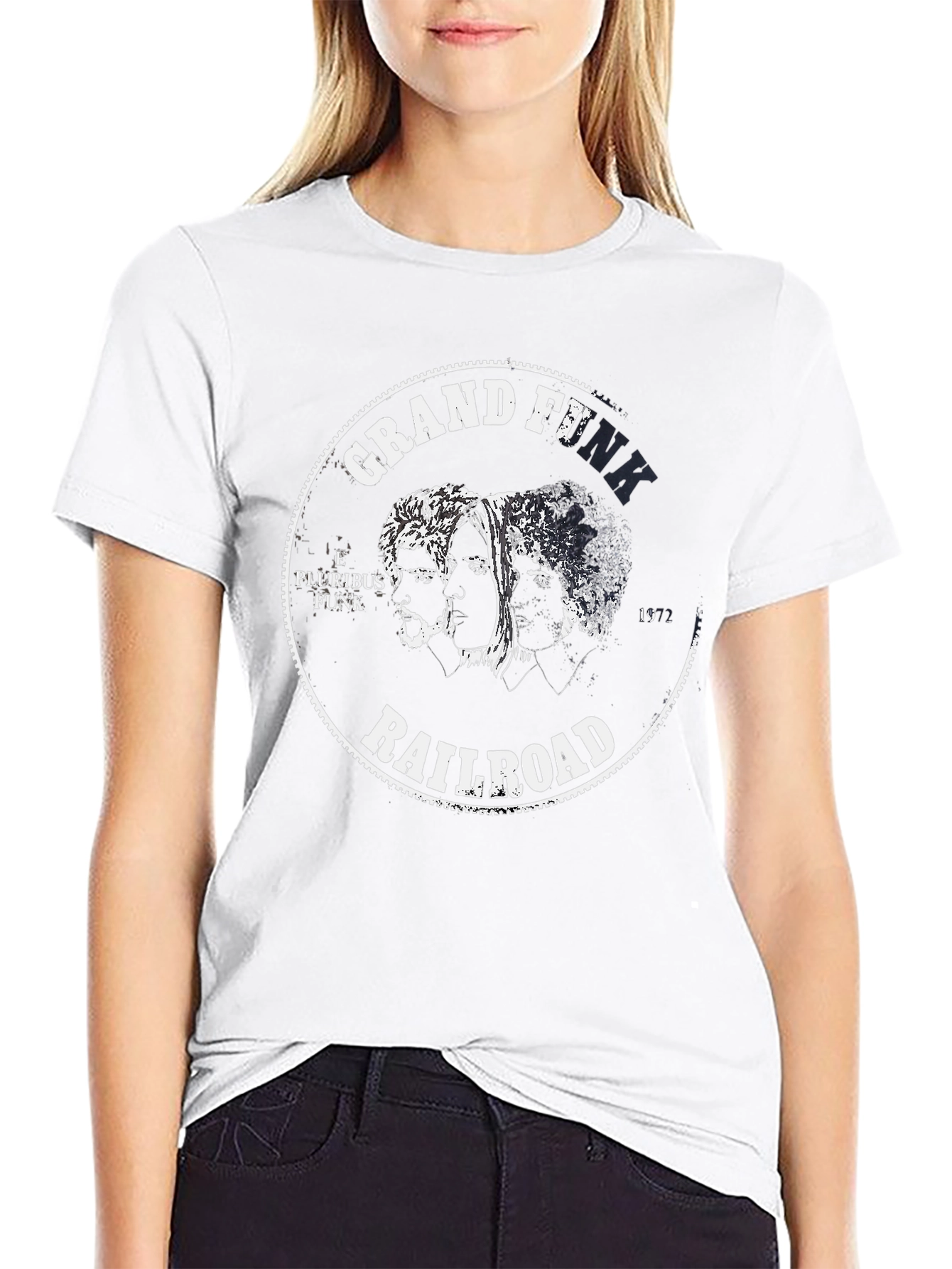 Grand Funk Railroad Band T-Shirt Black
