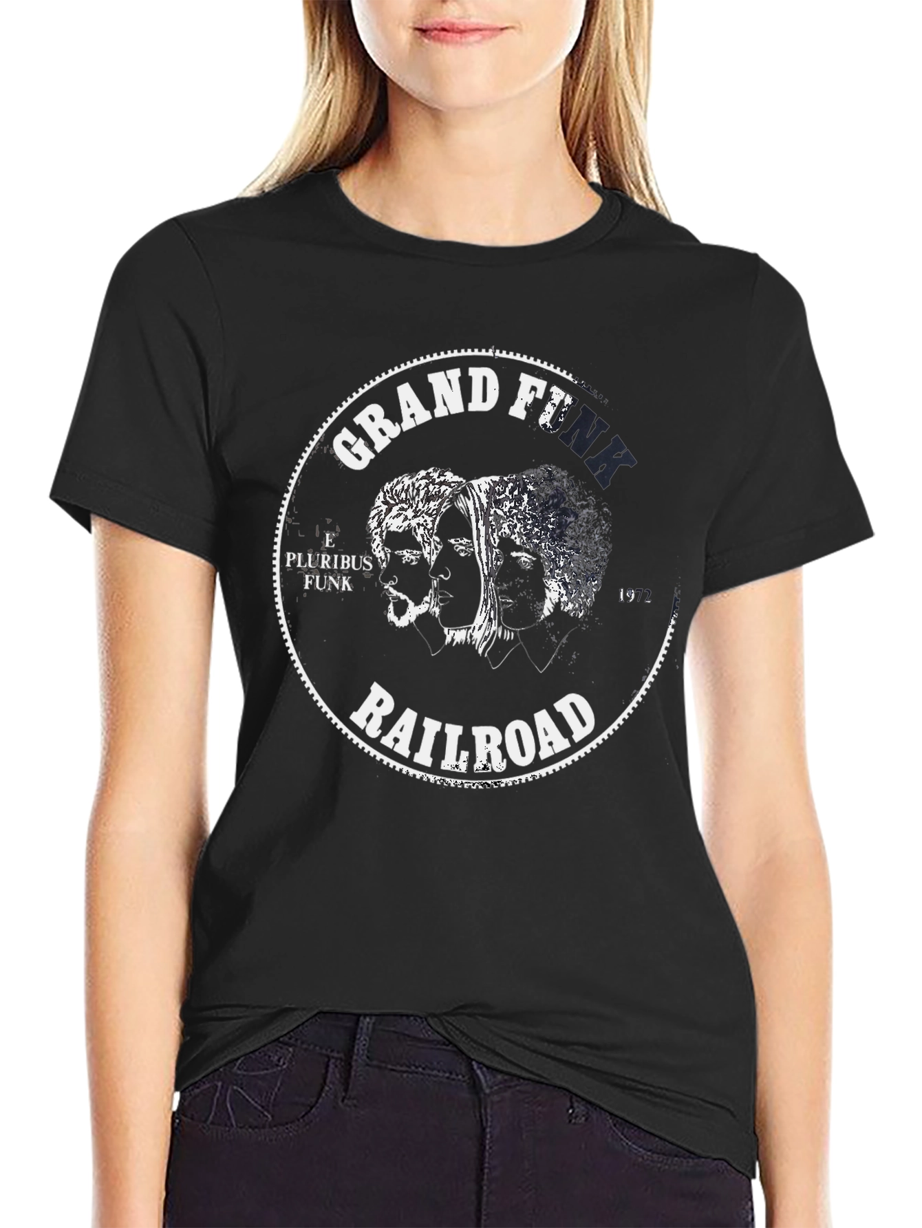 Grand Funk Railroad Band T-Shirt Black