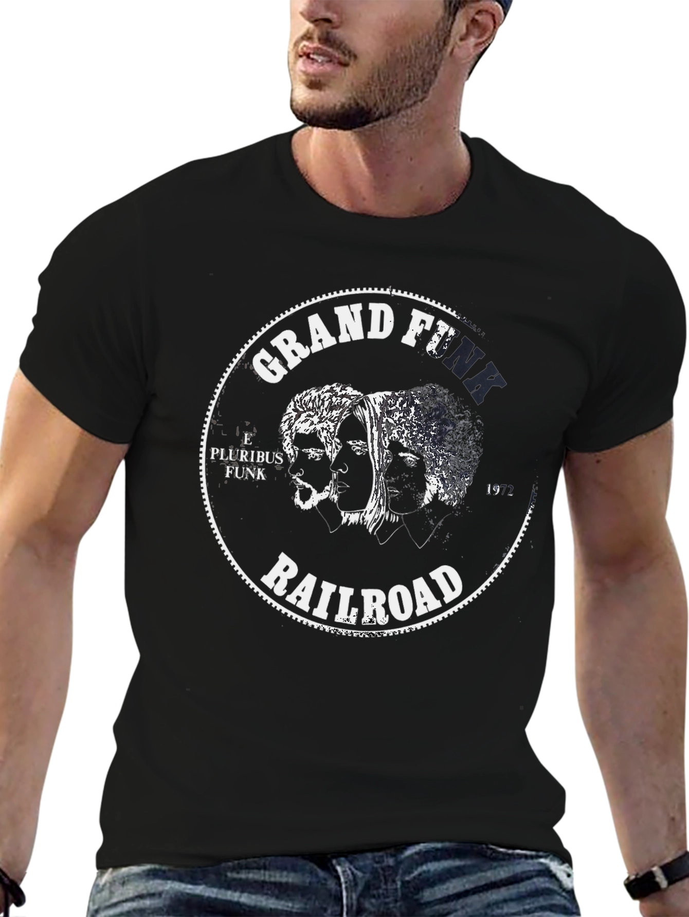 Grand Funk Railroad Band T-Shirt Black