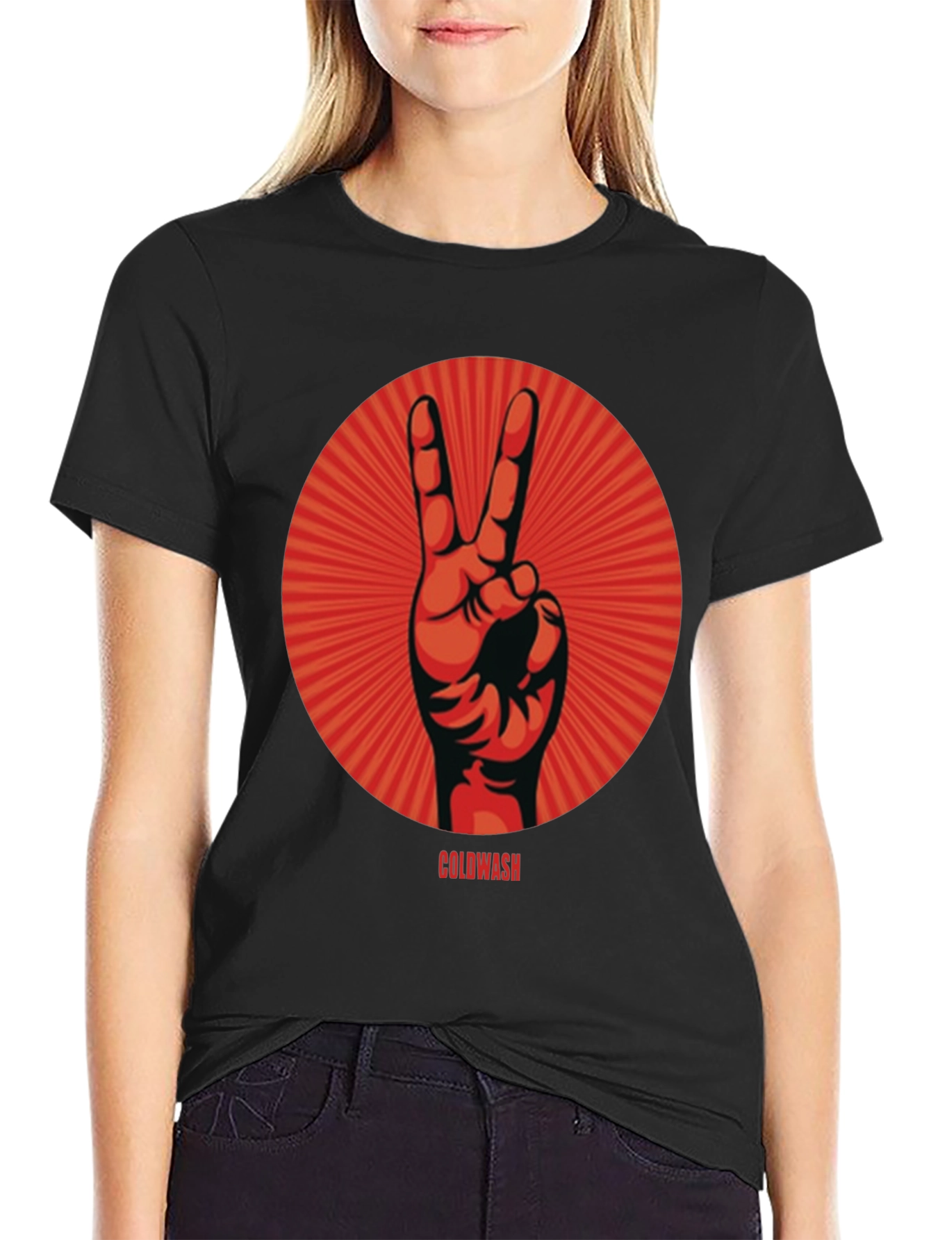Peace Sign Graphic Tee - Coldwash