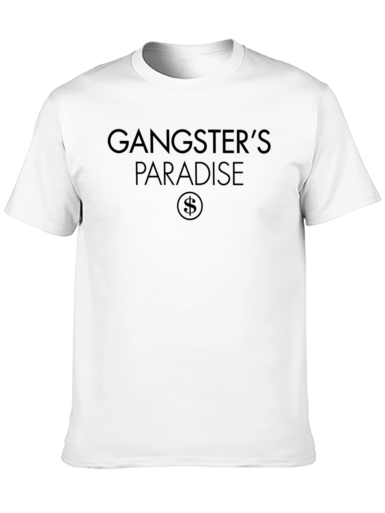 Gangsters Paradise Graphic Tee - Classic Black T-Shirt