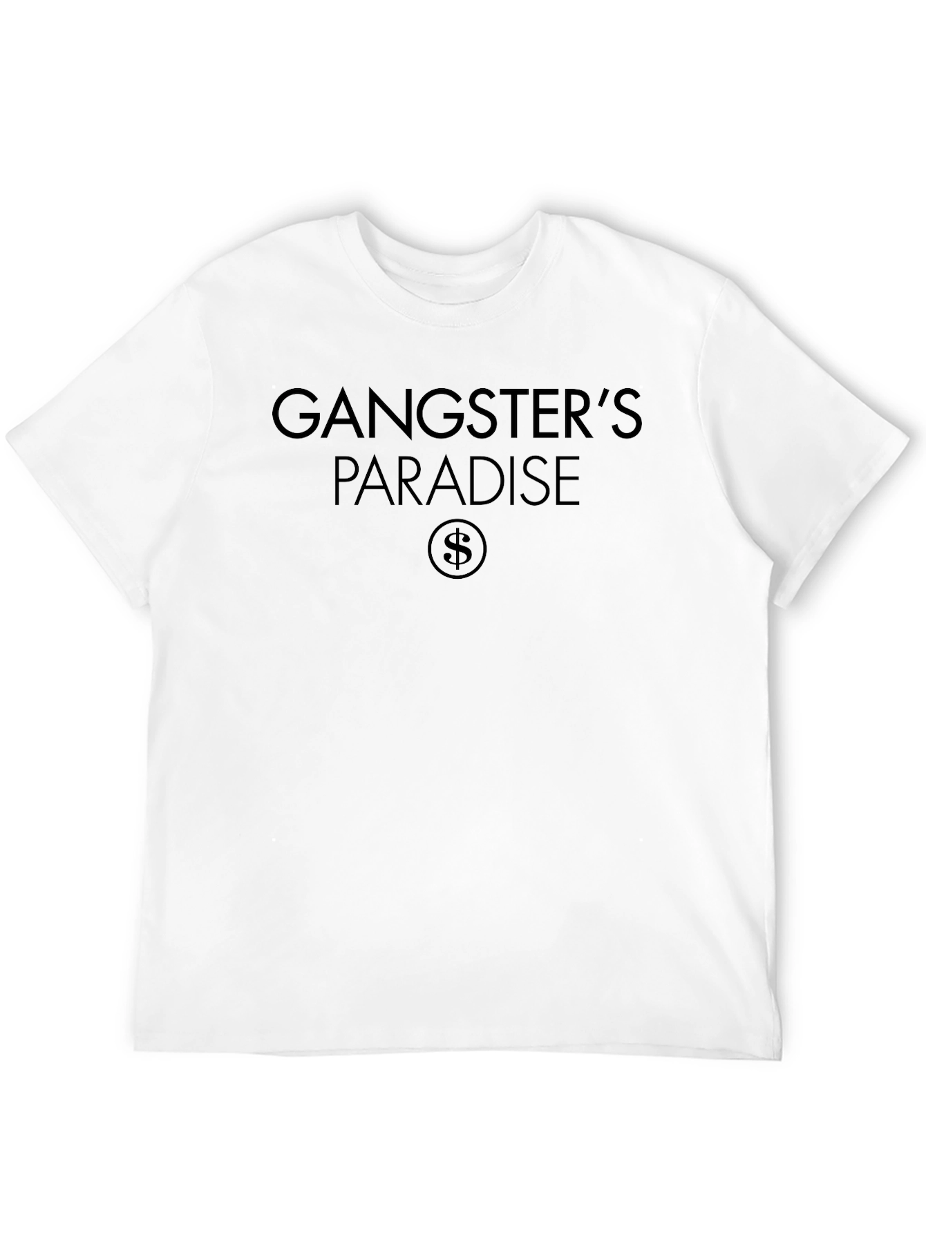 Gangsters Paradise Graphic Tee - Classic Black T-Shirt