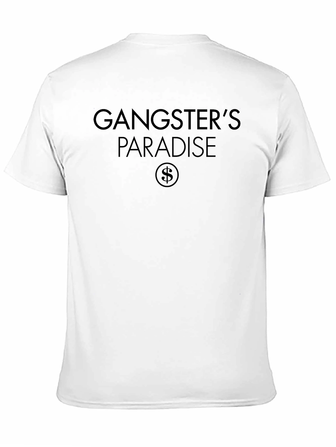 Gangsters Paradise Graphic Tee - Classic Black T-Shirt