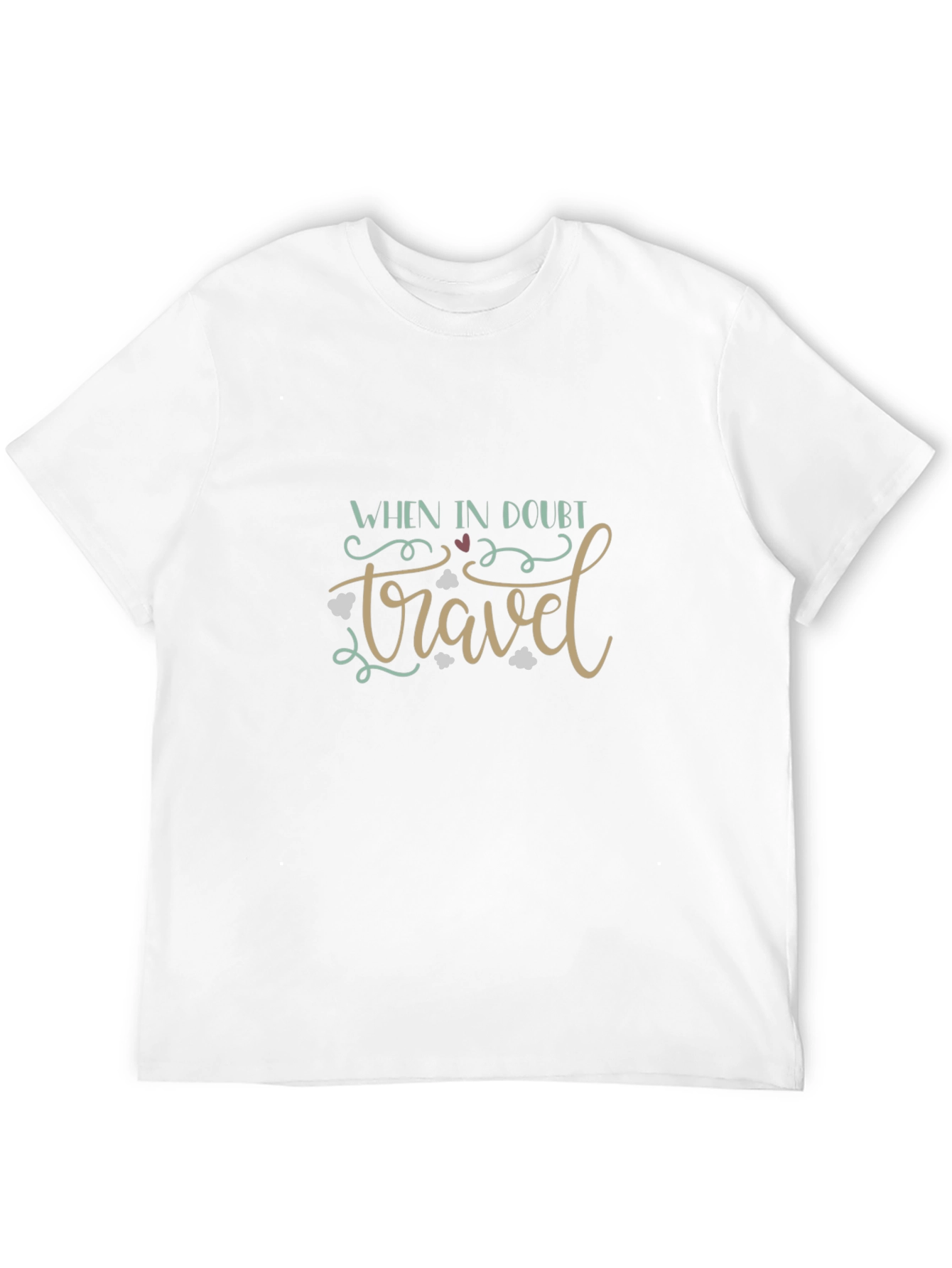 When In Doubt Travel Graphic Tee