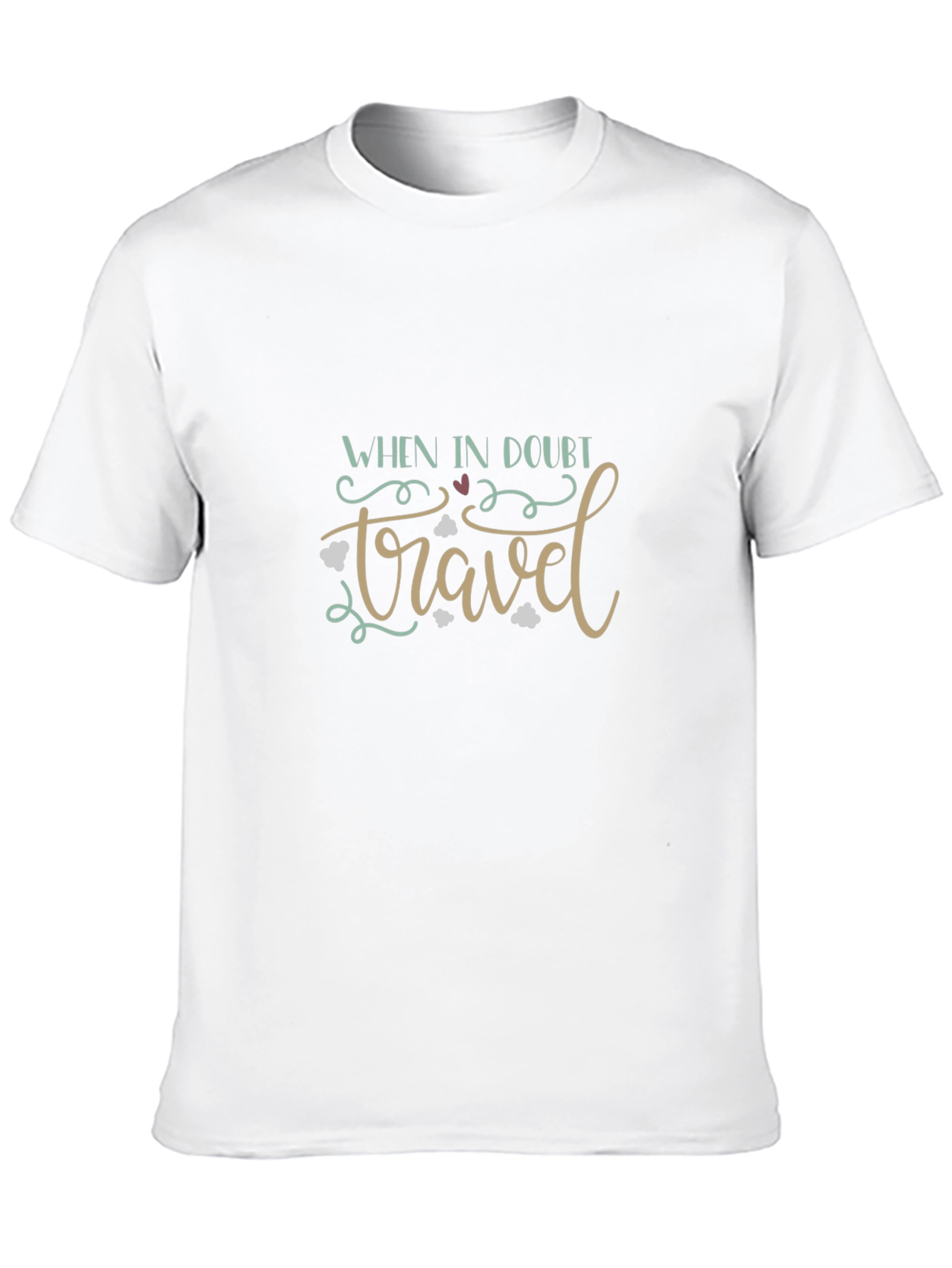 When In Doubt Travel Graphic Tee