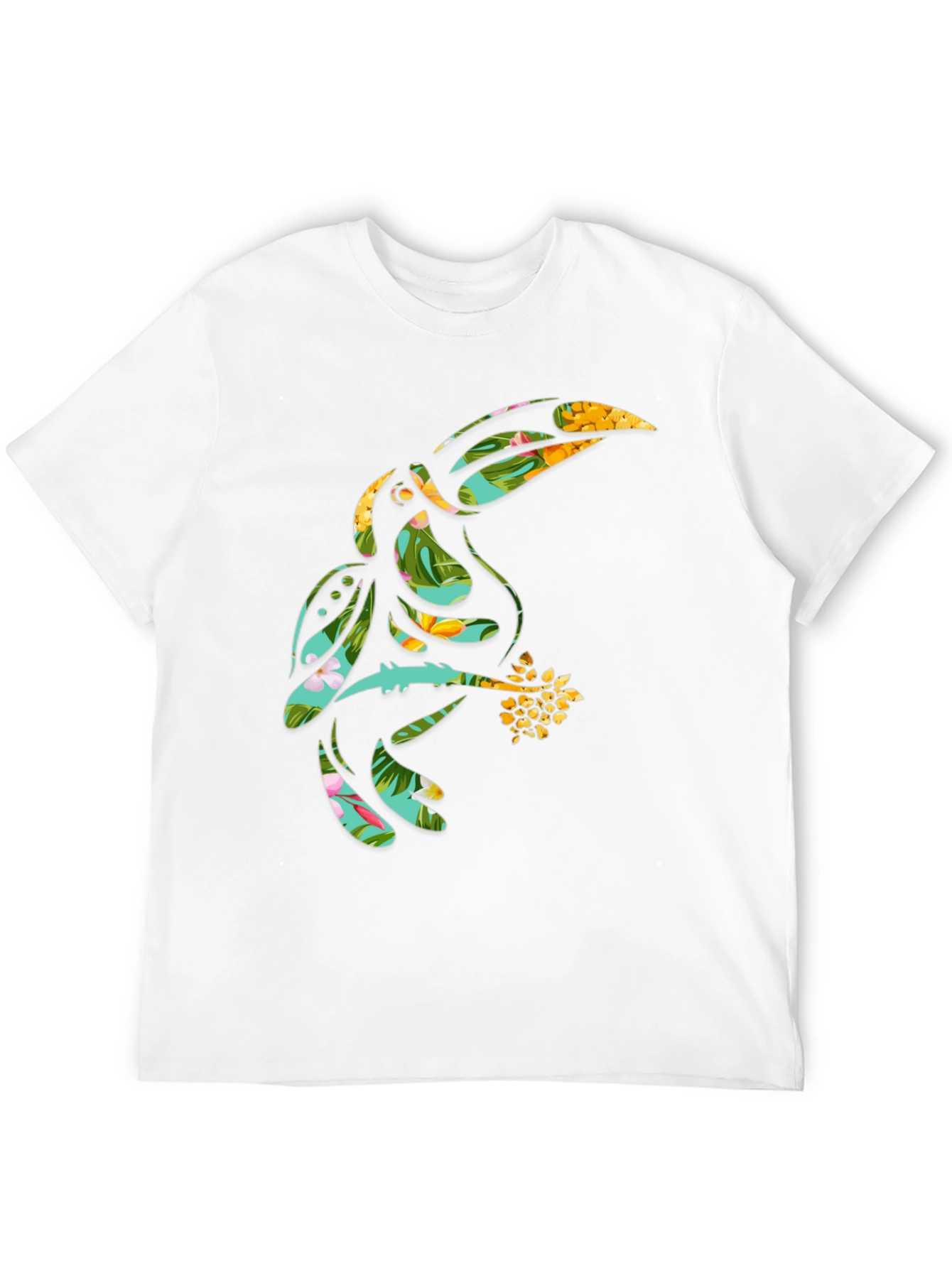 Tropical Toucan Graphic Tee - Black
