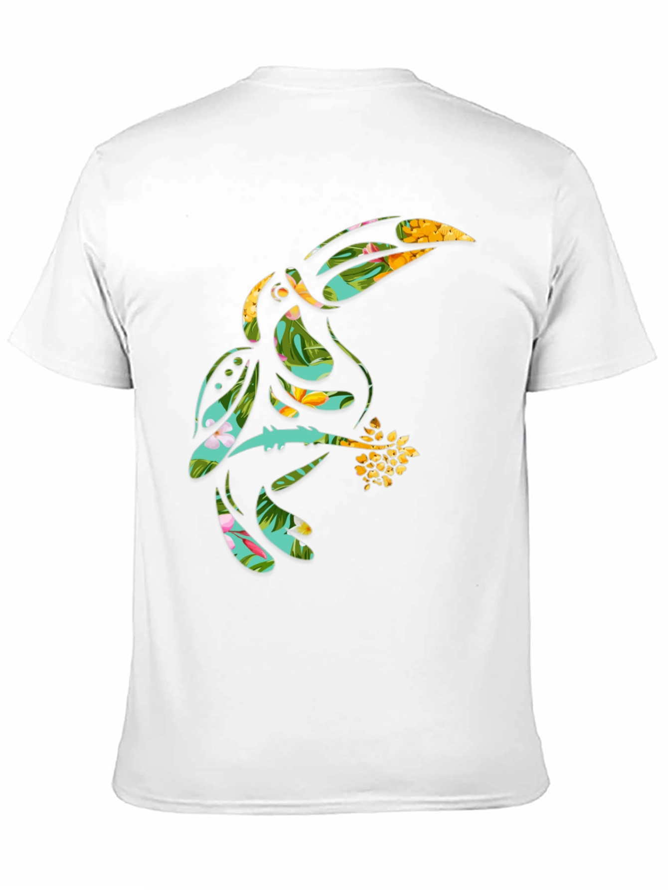 Tropical Toucan Graphic Tee - Black
