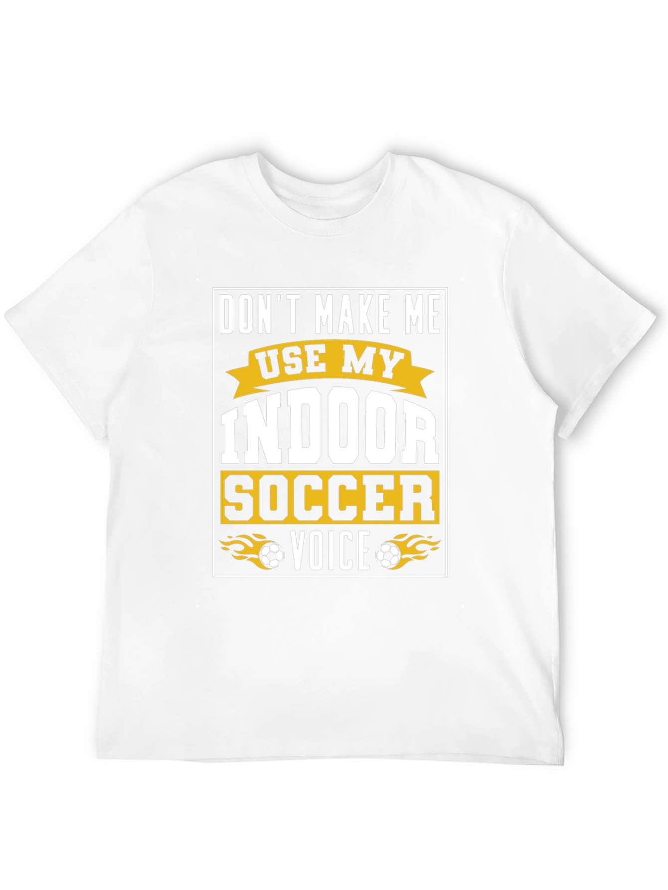 Indoor Soccer Voice Graphic T-Shirt