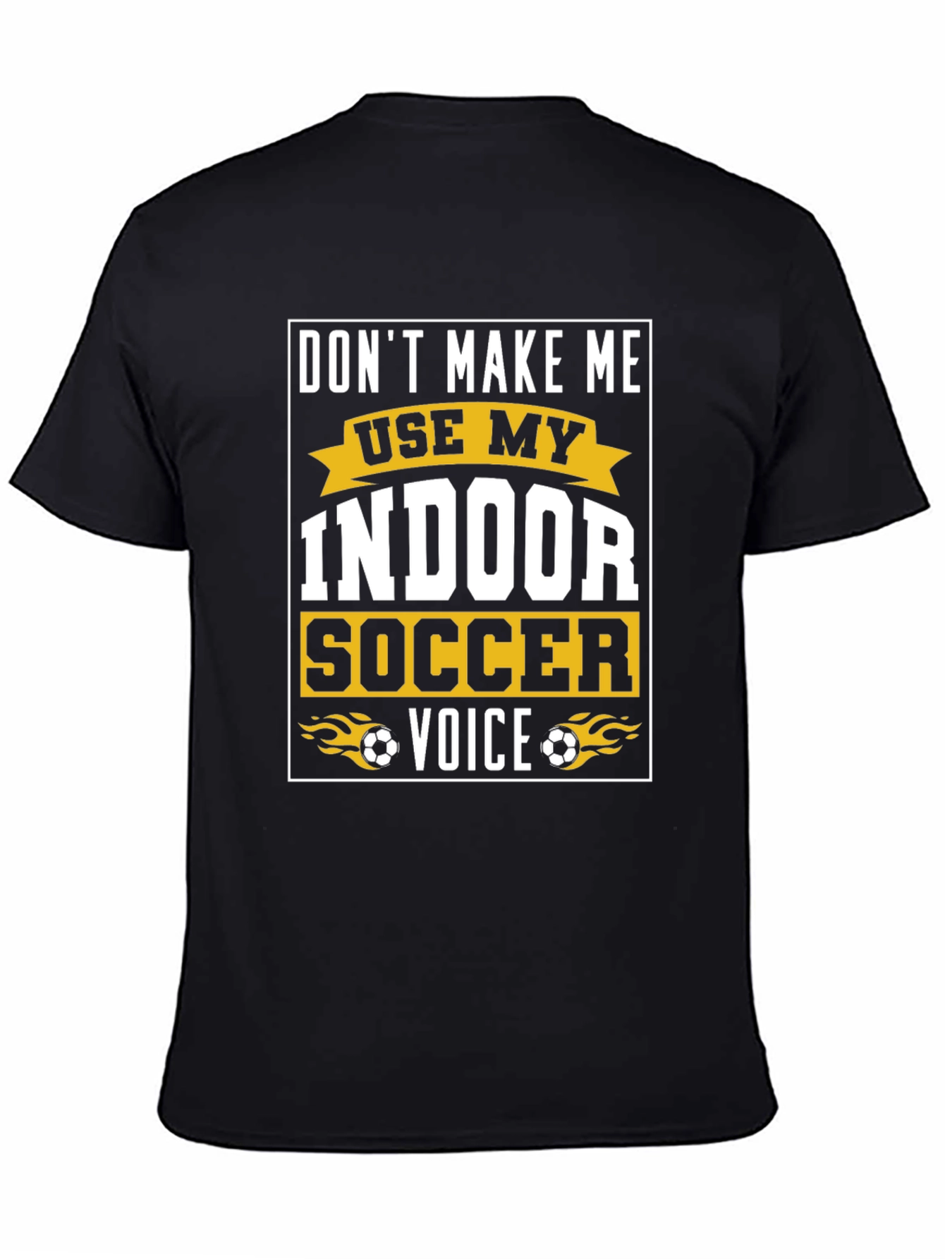 Indoor Soccer Voice Graphic T-Shirt