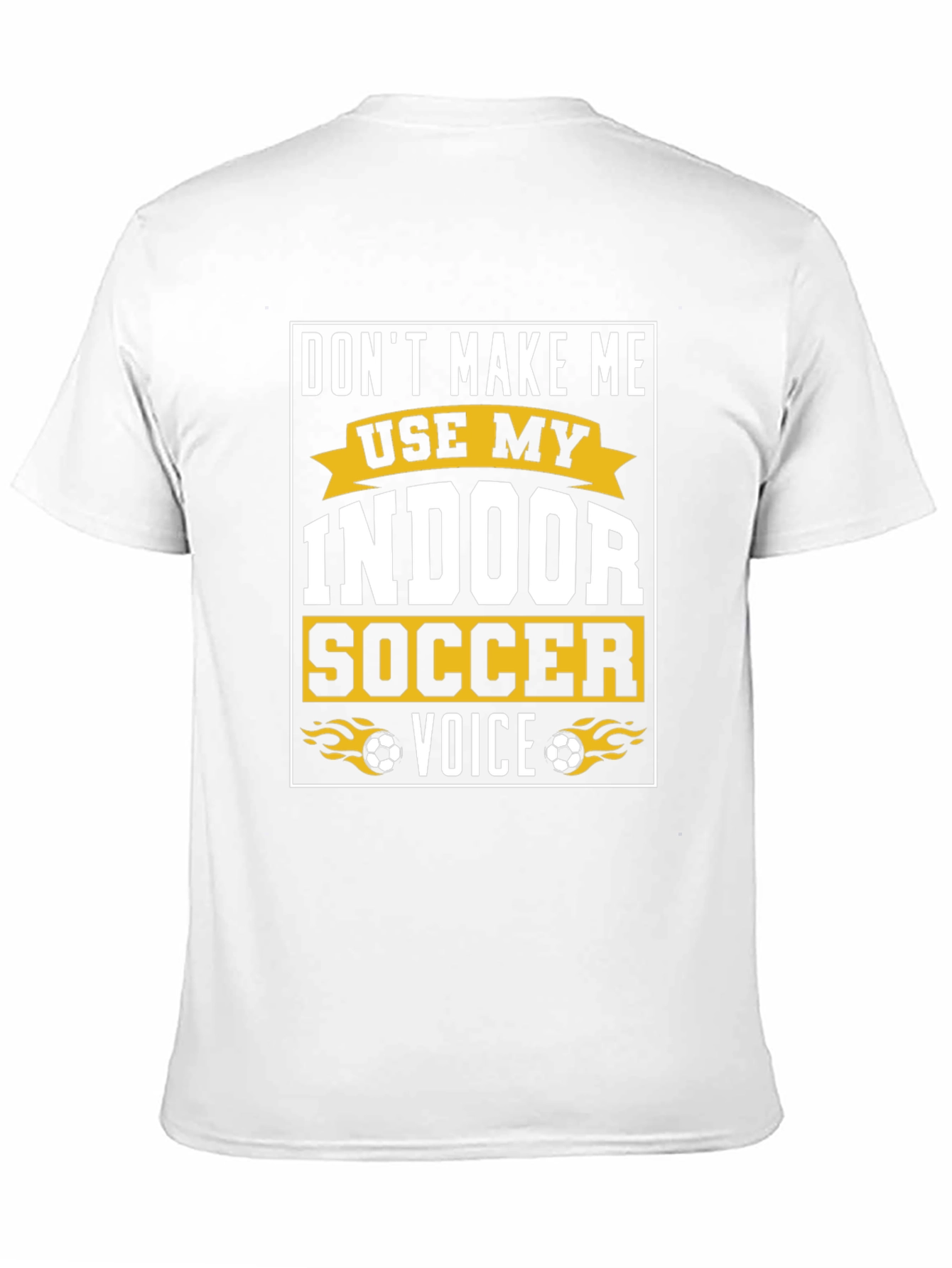 Indoor Soccer Voice Graphic T-Shirt