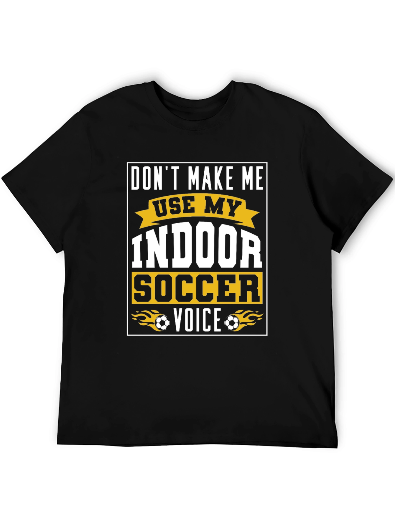 Indoor Soccer Voice Graphic T-Shirt