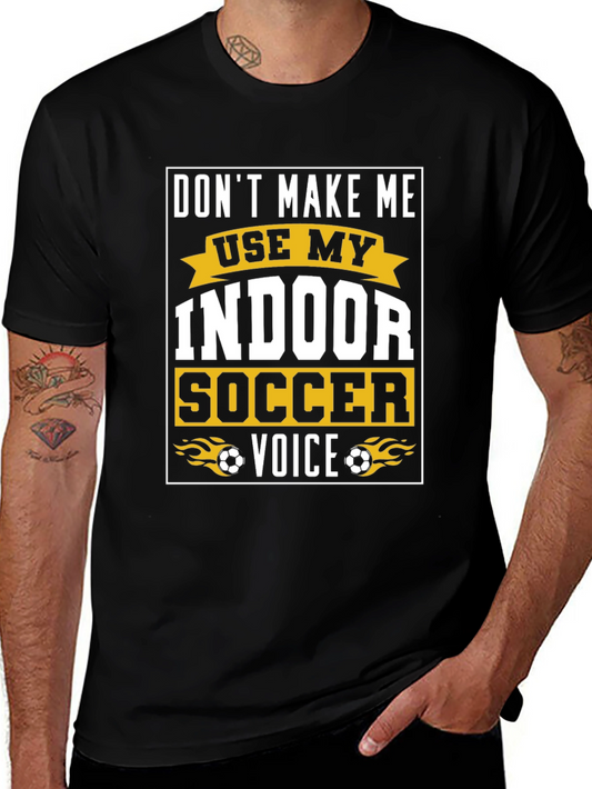 Indoor Soccer Voice Graphic T-Shirt
