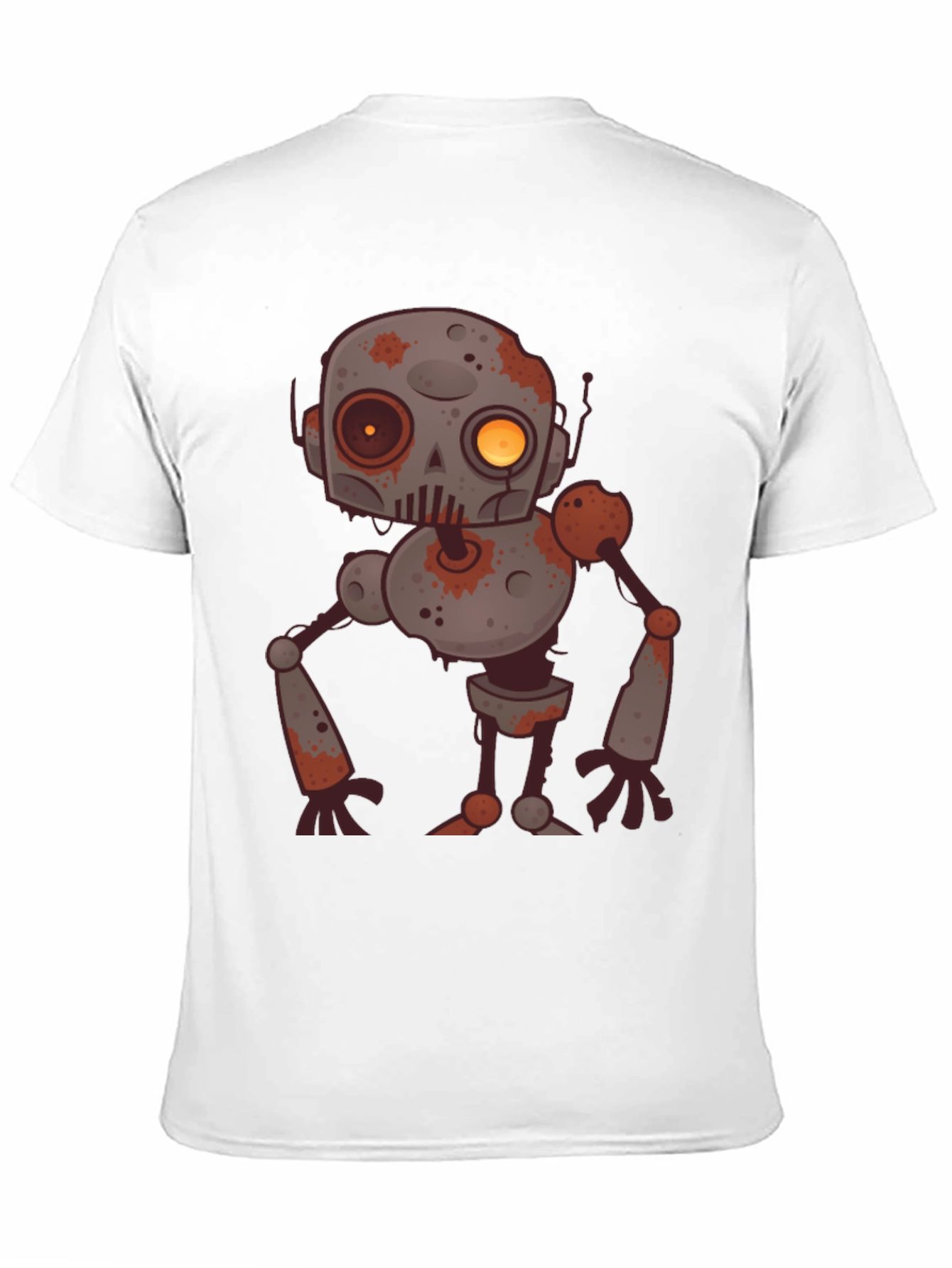 Zombie Robot Graphic Tee - Black