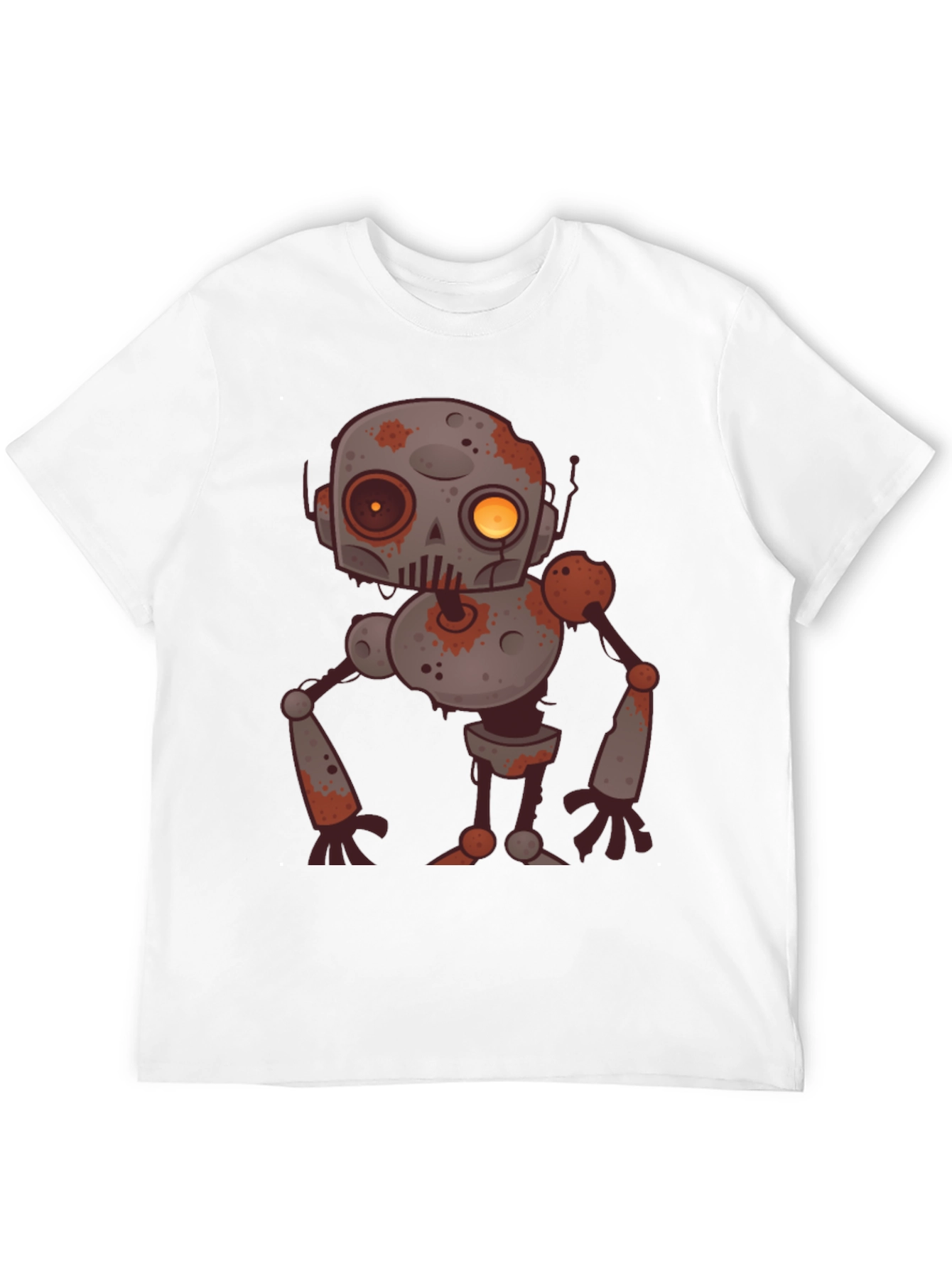 Zombie Robot Graphic Tee - Black