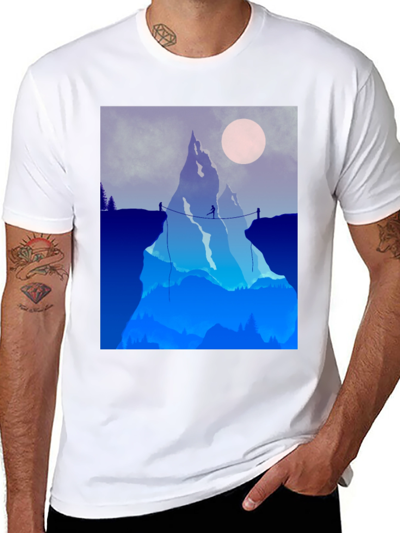 Mountain Adventure T-Shirt: Dare to Cross