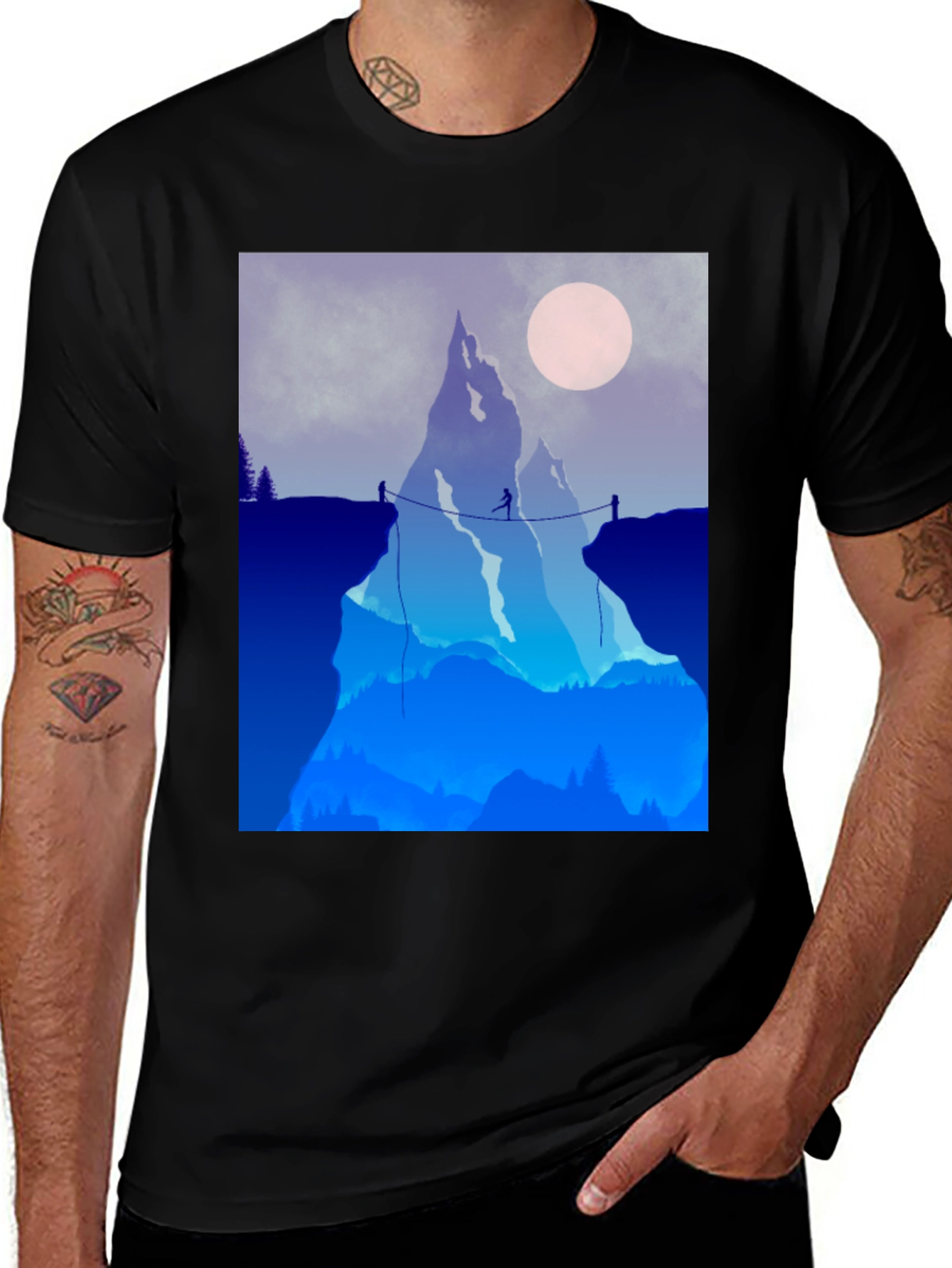 Mountain Adventure T-Shirt: Dare to Cross