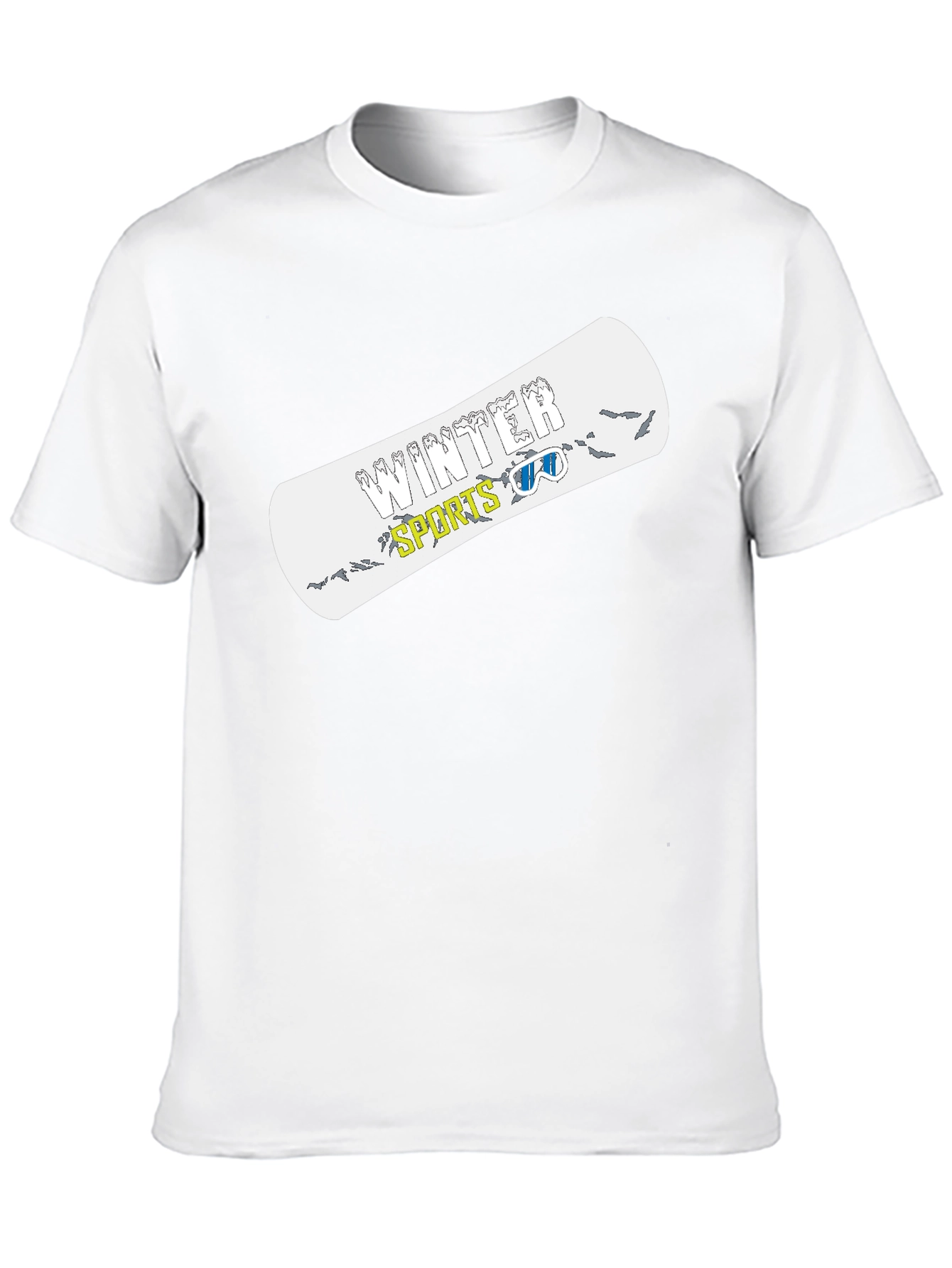 Winter Sports Graphic Tee - Black