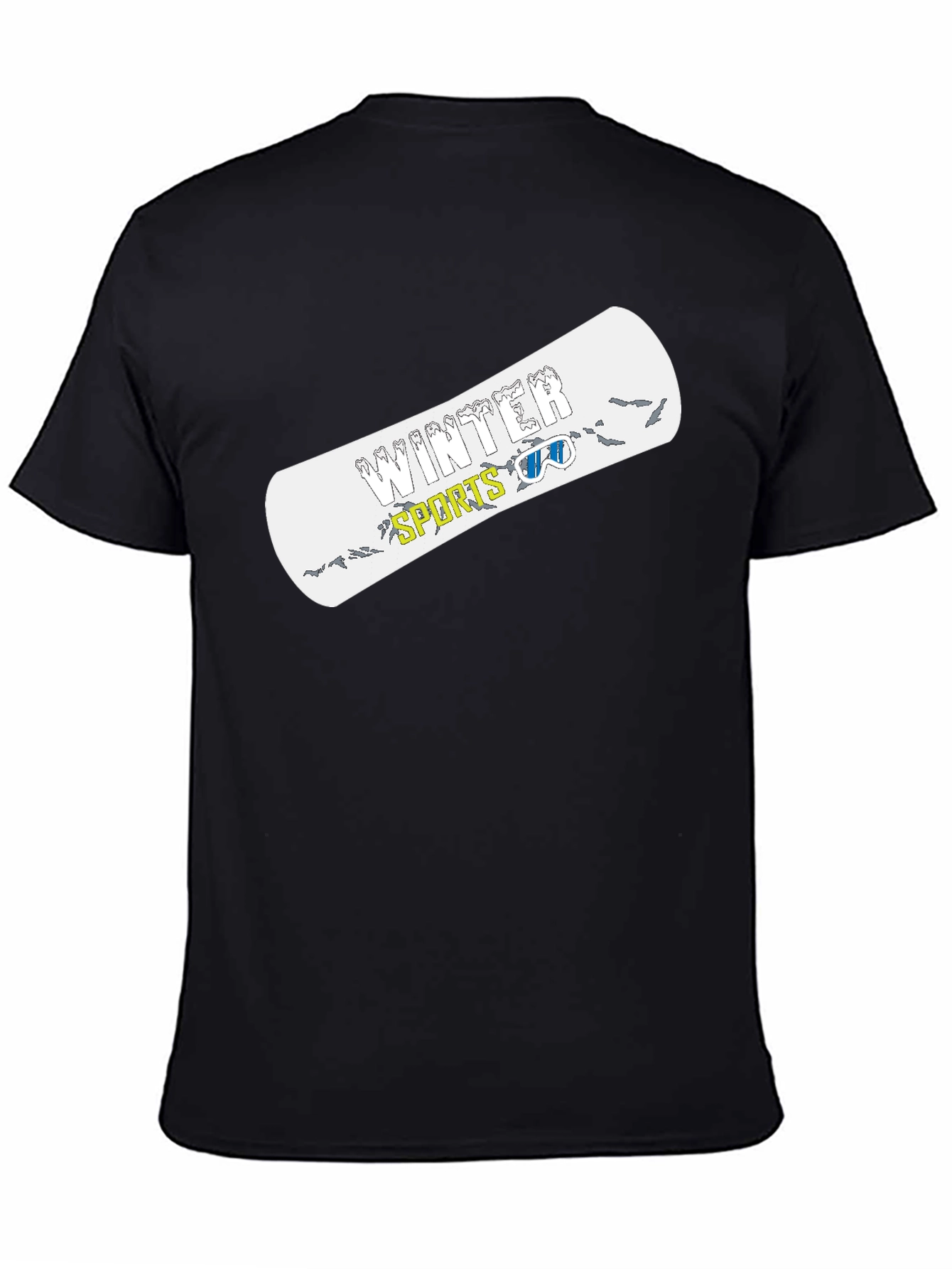 Winter Sports Graphic Tee - Black