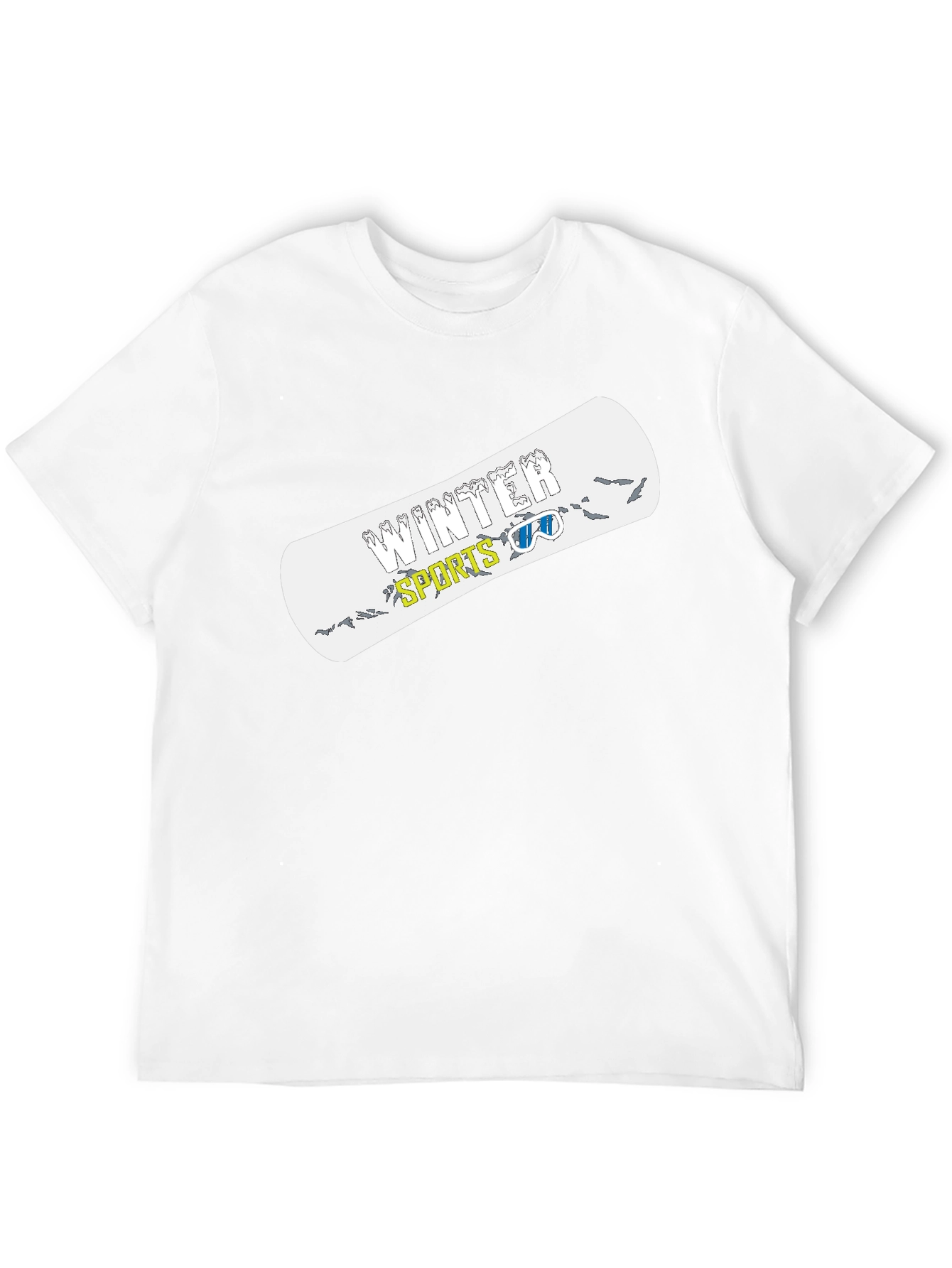 Winter Sports Graphic Tee - Black