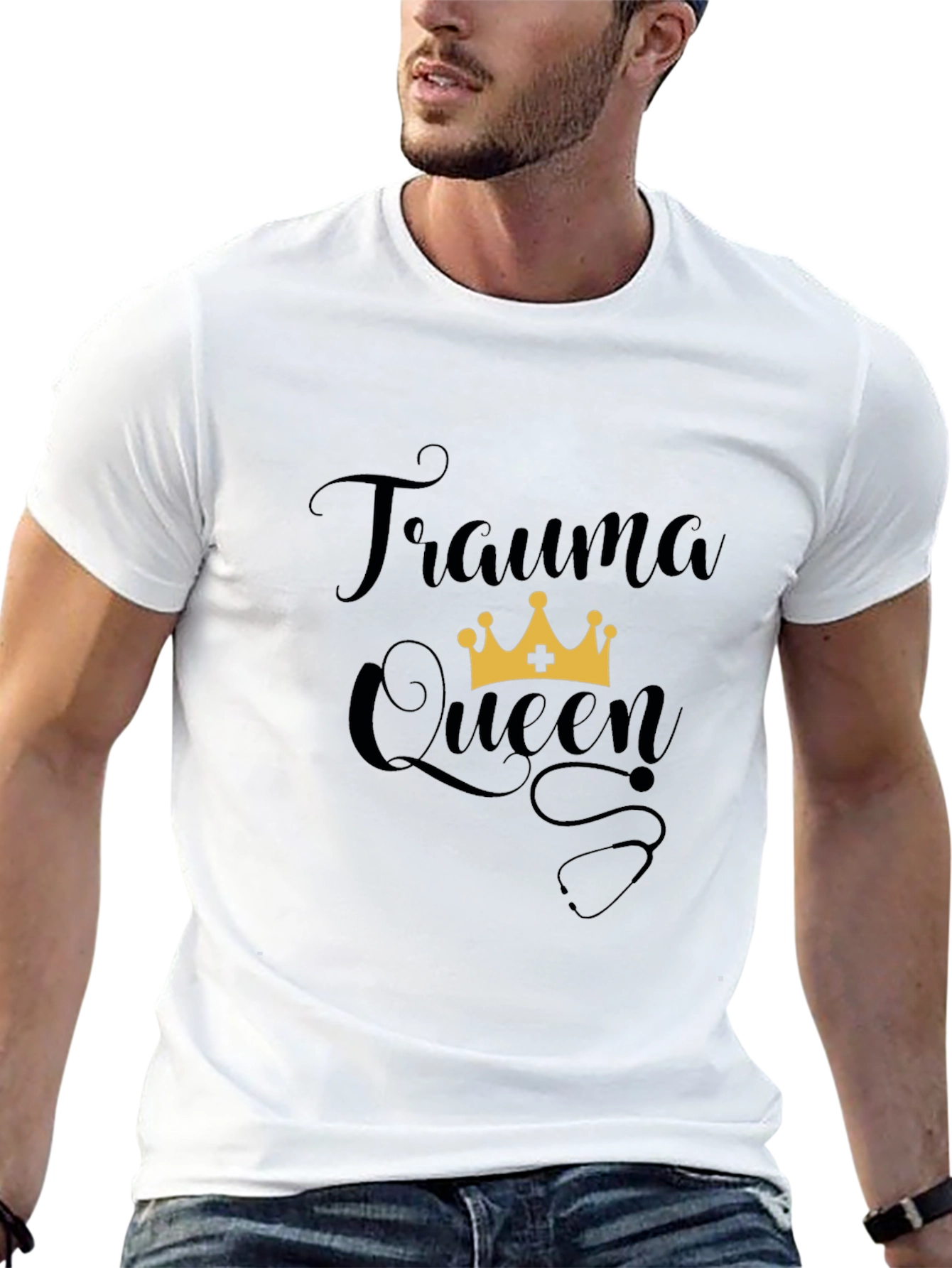 Trauma Queen Graphic Tee - Comfortable Fit