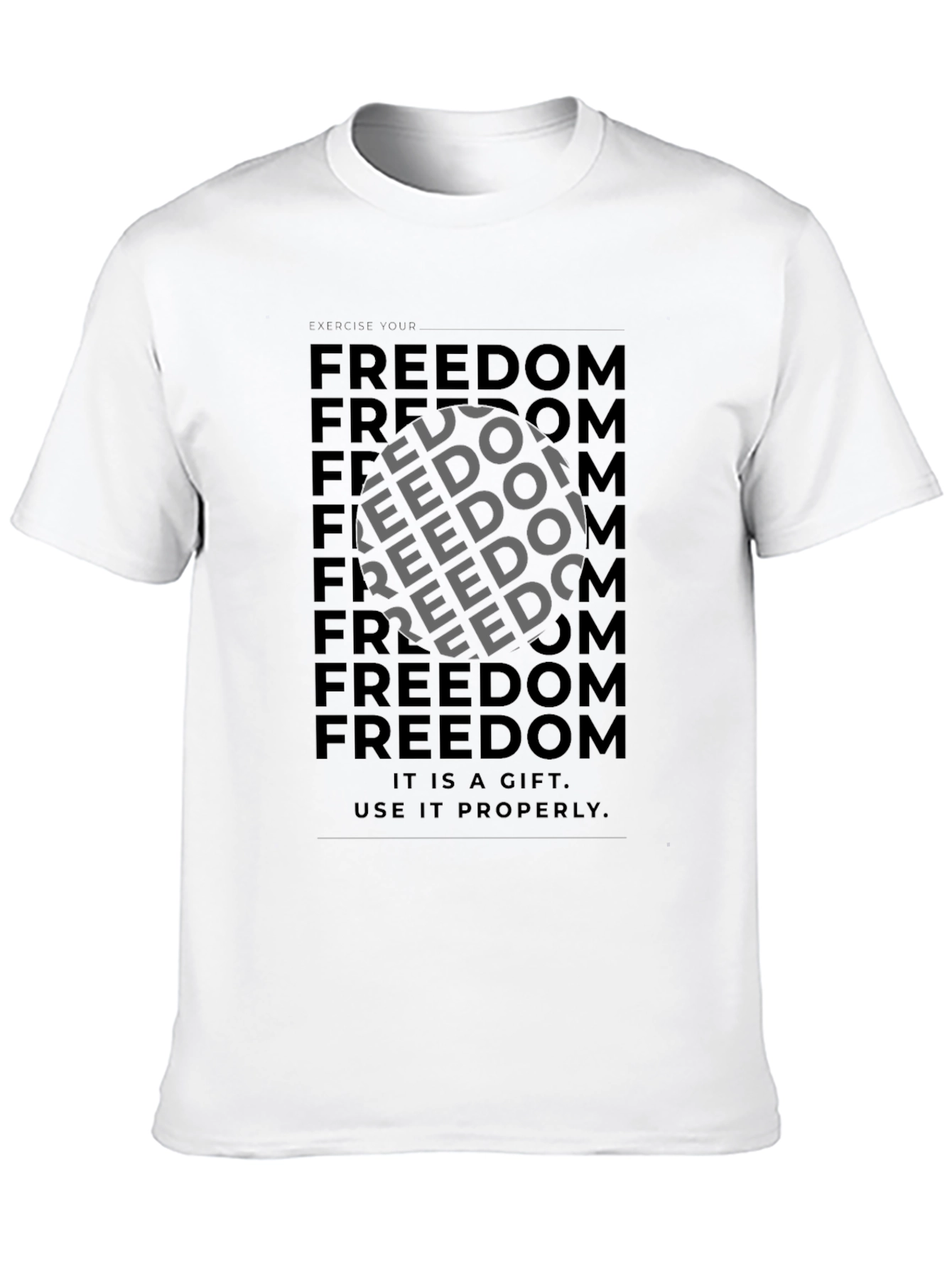 Freedom Graphic Print T-Shirt