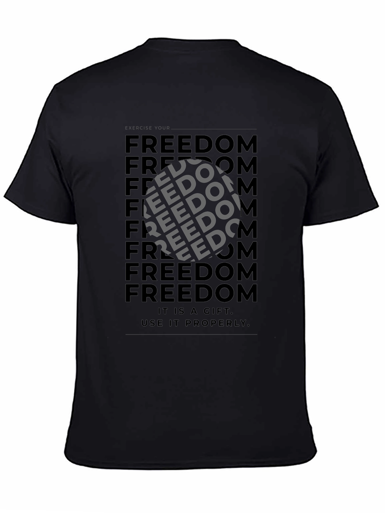 Freedom Graphic Print T-Shirt
